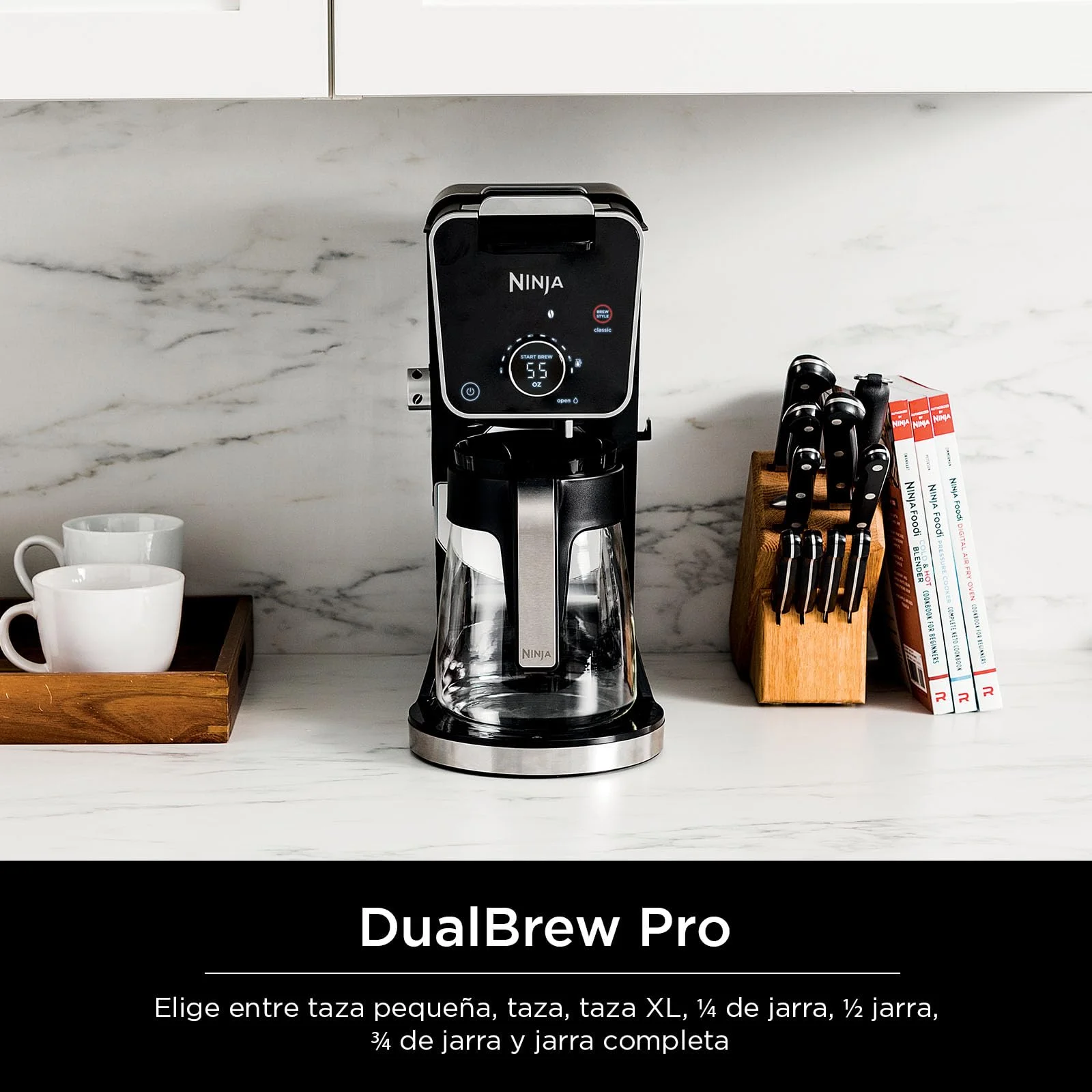 Ninja Drip Coffee Maker With K Cup Combo, DualBrew Pro Specialty Coffee System, Coffee Machine Compatible with K-Cup Pods, 12 Cup Single Serve Coffee Makers with Paper Filter, CFP301 Frother? F - Image 3