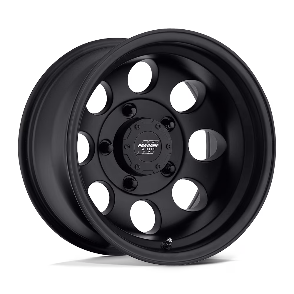 17x9 Pro Comp 7069 Vintage Flat Black Wheel 6x5.5 ( - 6mm)
