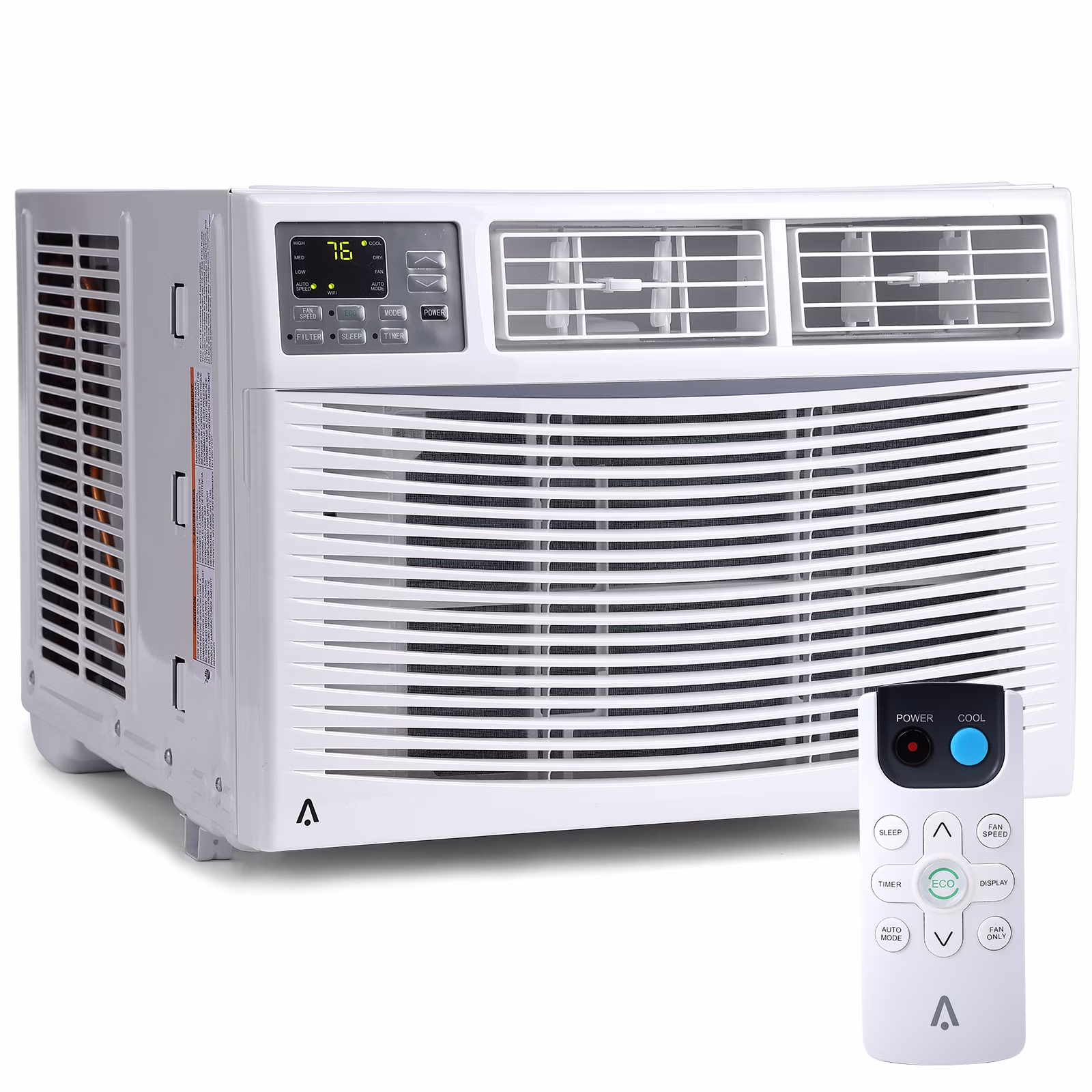 12000btu Window Air Conditioner With Wi-fi Enabled, Remote Control, Cooling Up To 550sq.ft, 115v Wall Mounted Window Ac Units For Rooms, Dehumidifier, Fan, Reusable Filter - Image 5