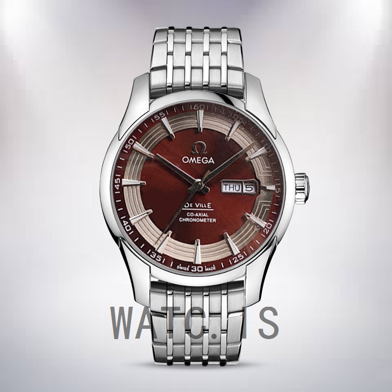 Omega De Ville Men 431.60.41.22.13.001-001 41mm Silver-tone Bracelet