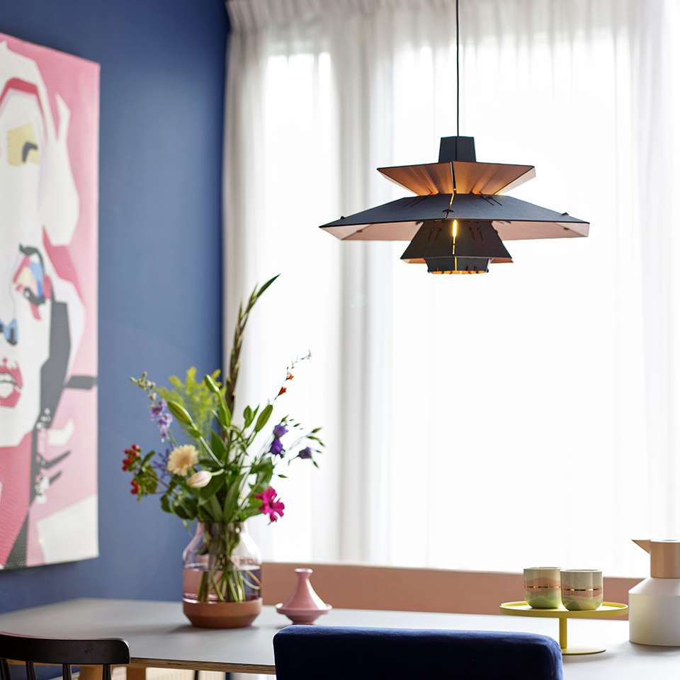 Van Tjalle en Jasper PM5 hanglamp - Naturel   Blue