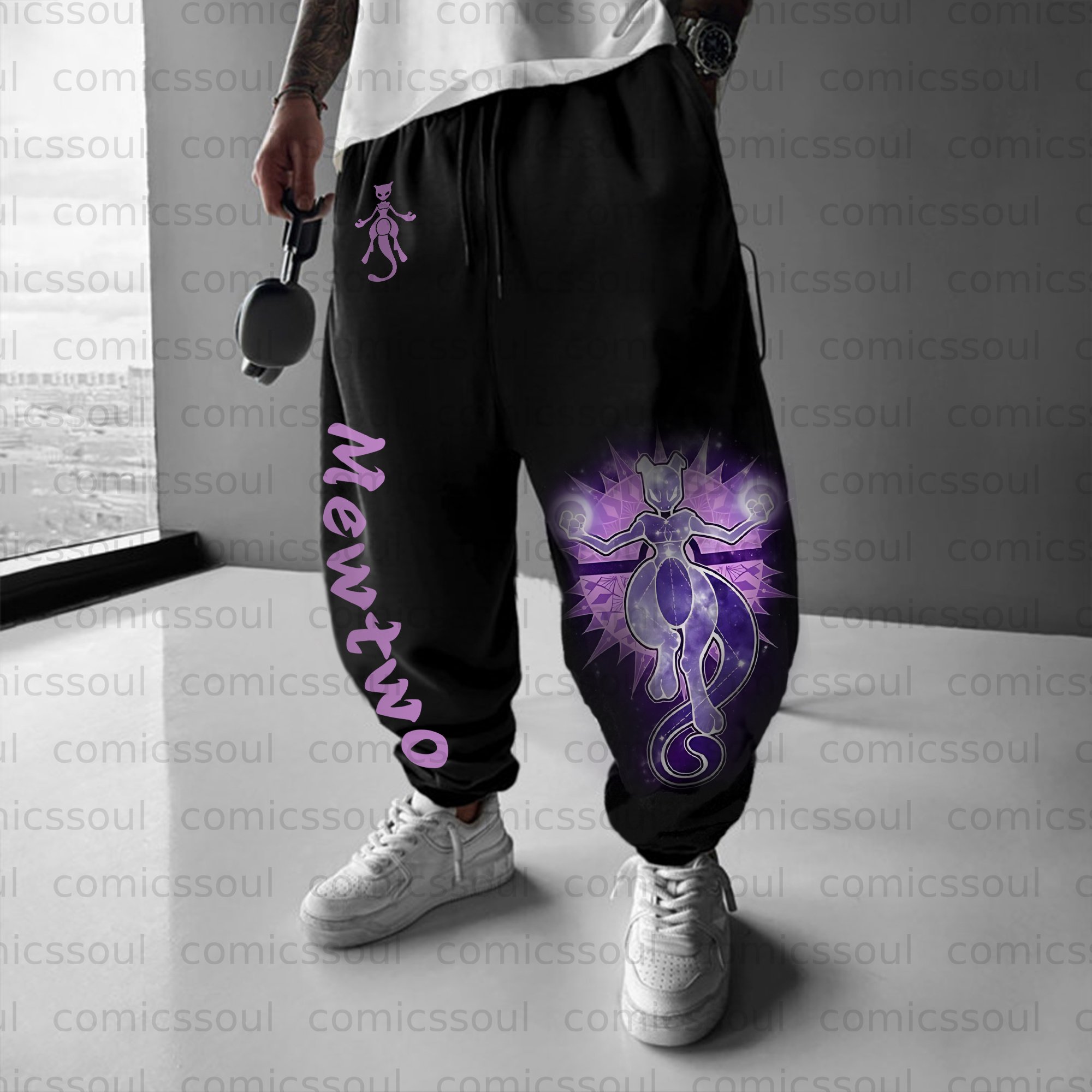Unisex Anime Inspired Vintage Pants