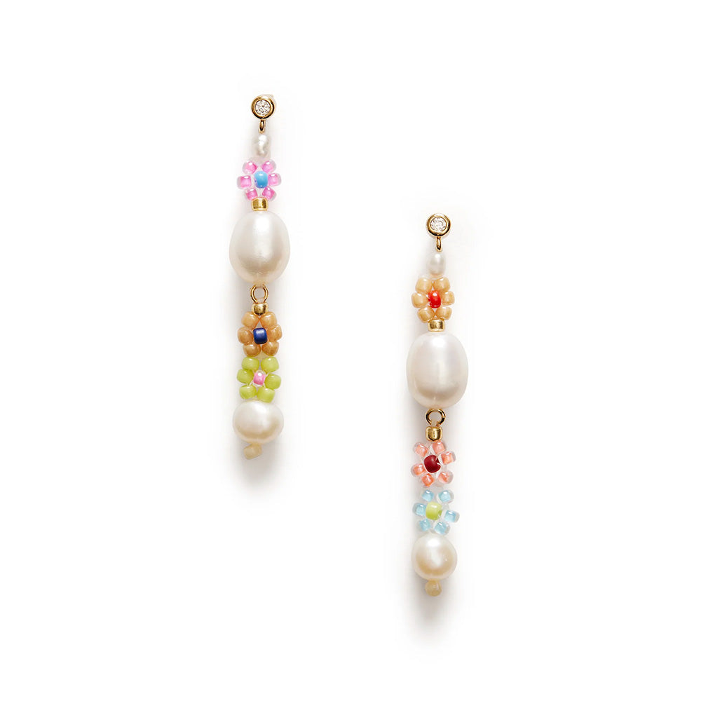 Anni Lu - Boucles d'oreilles Mexi Flower - Rainbow