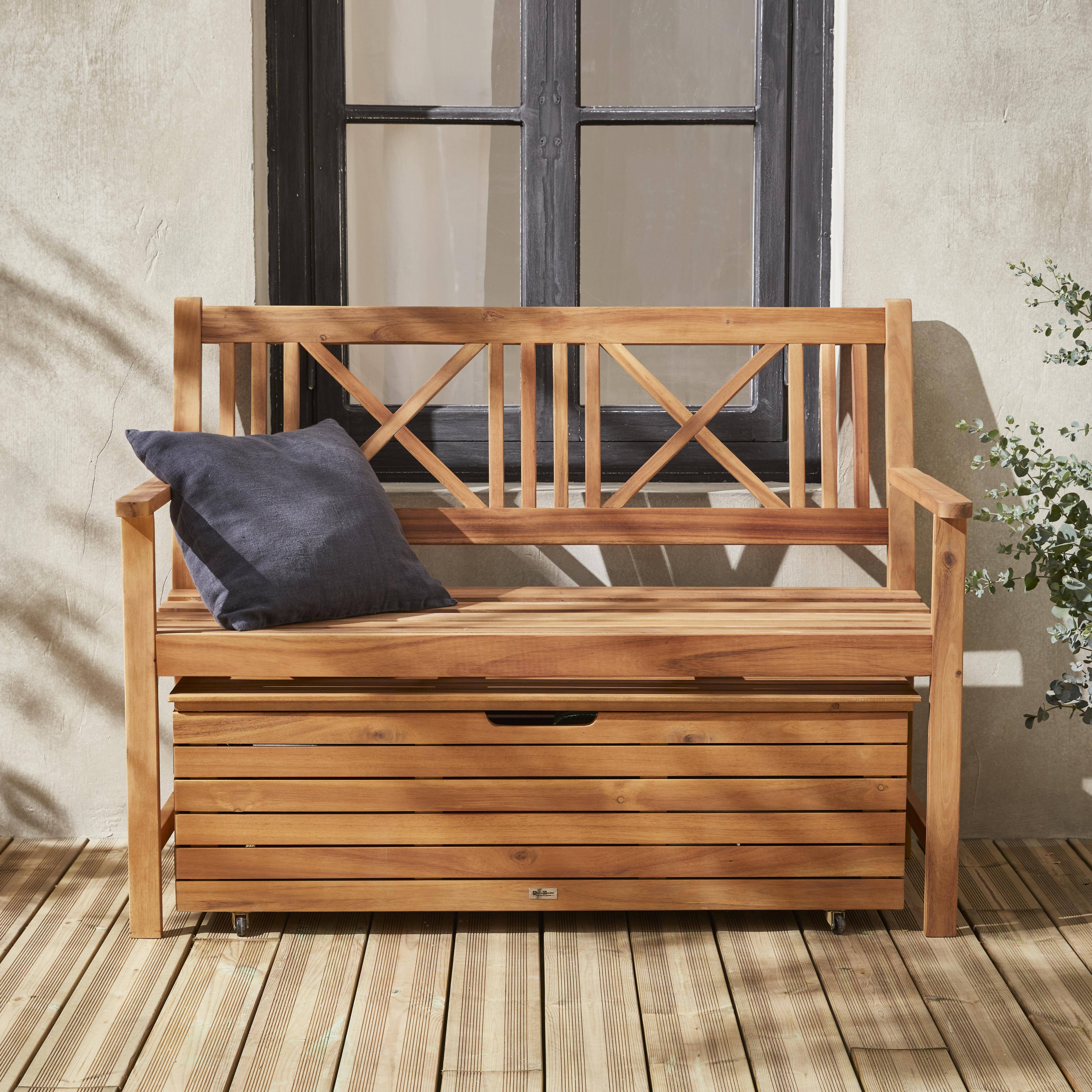 Saragosse - Caja de jardín de madera, 110L