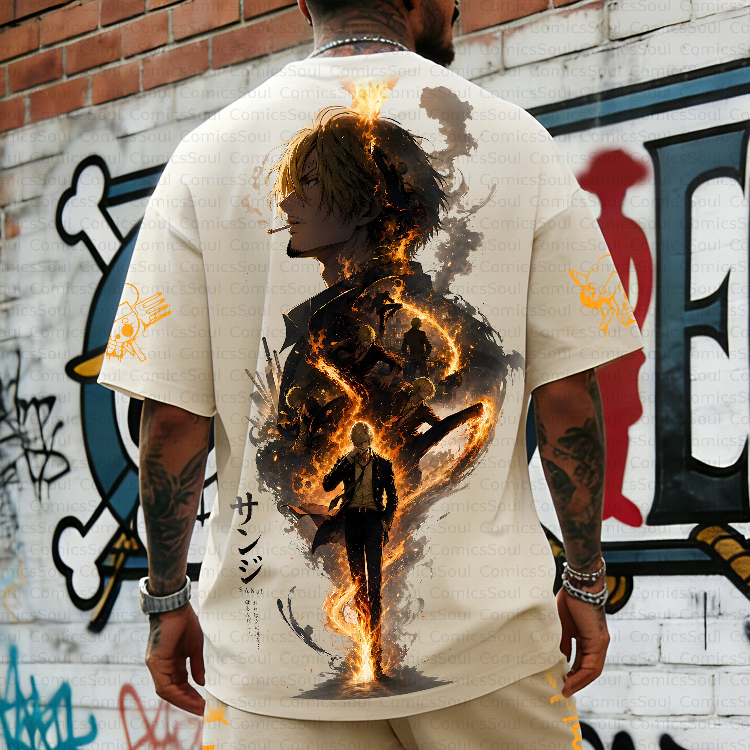 Unisex Anime Inspired Vintage T-Shirt