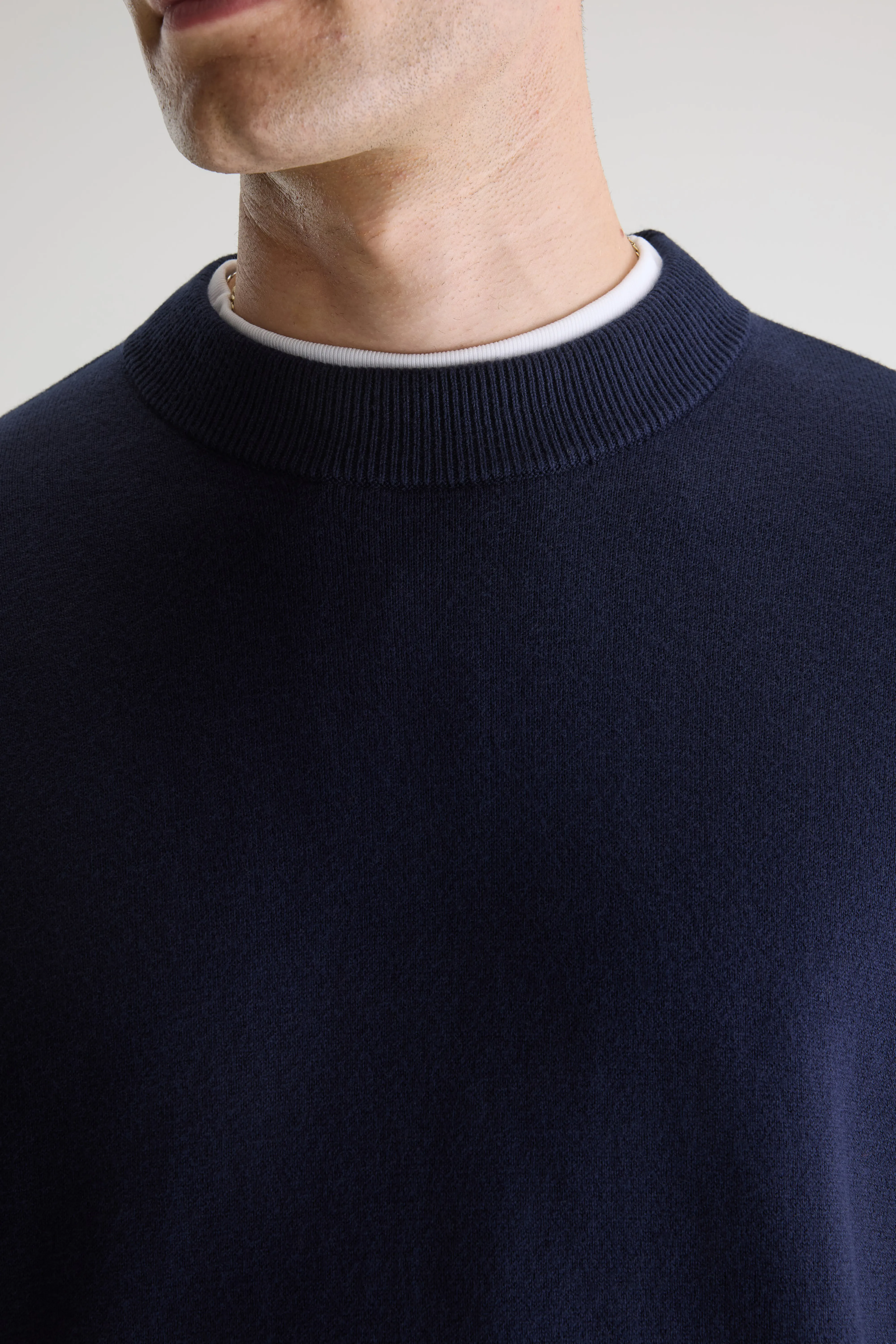 Bellerose Geolem crewneck sweater  (261 / M / NAVY)