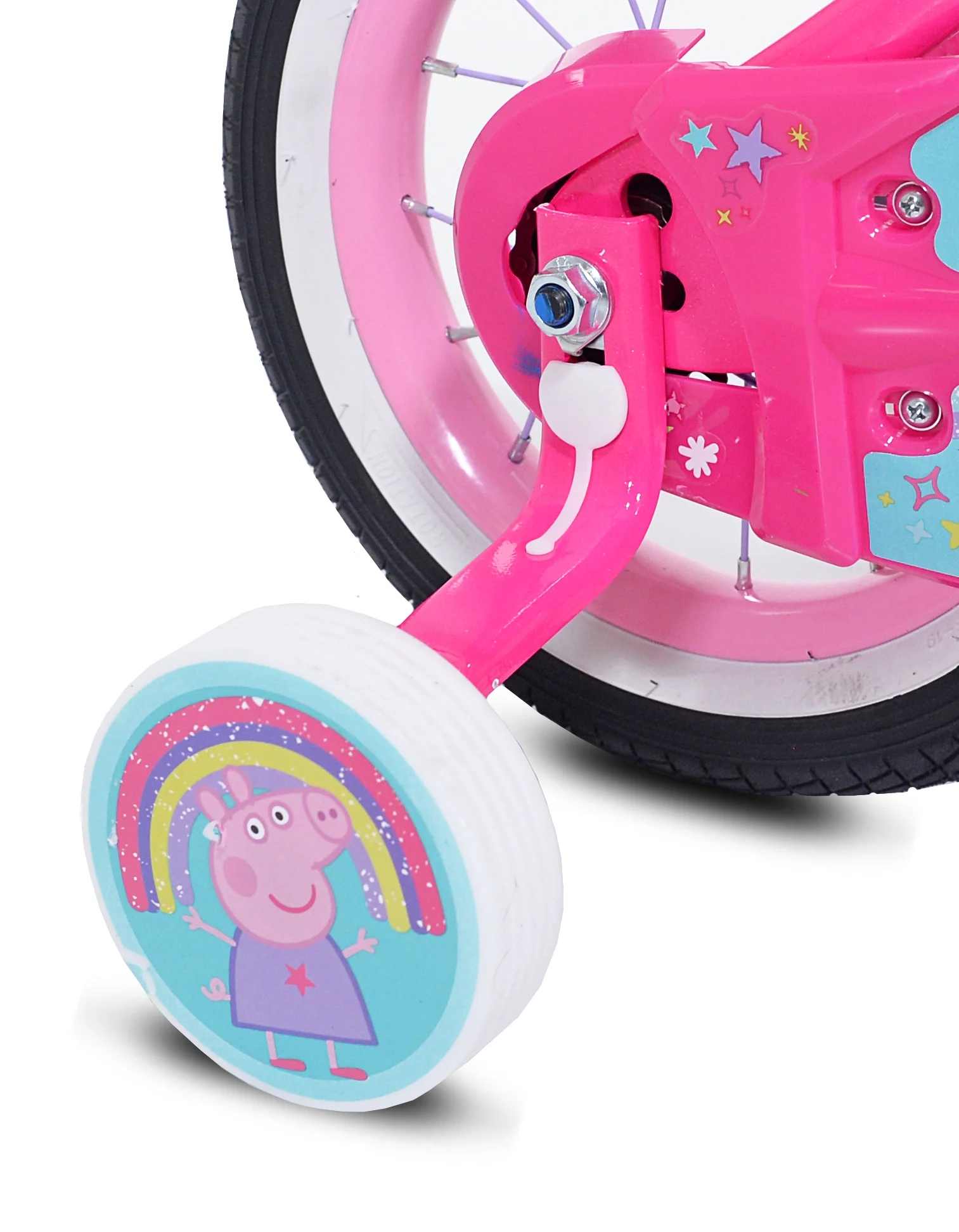 Bicycles Peppa Pig 12" Girl's Child Bicycle, Pink/Blue - Image 4