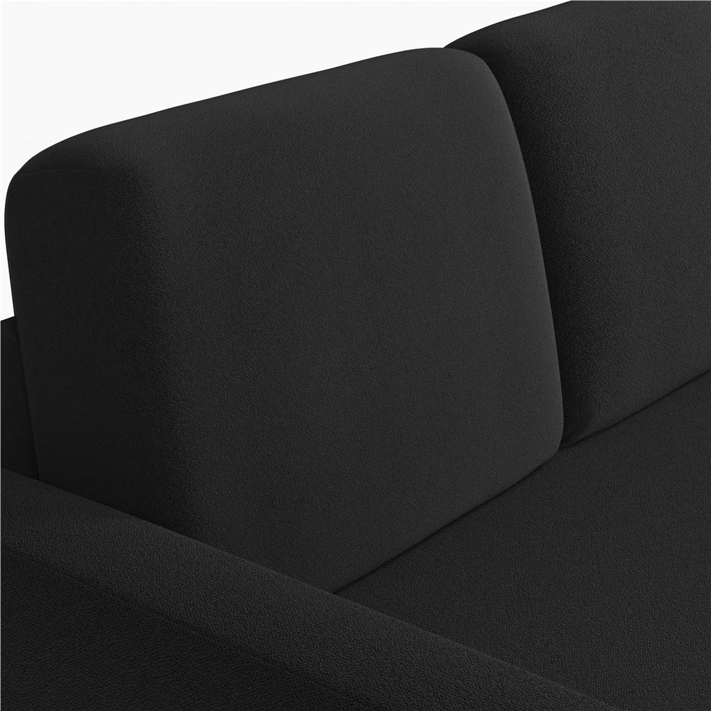 Alden Design Reversible Sectional Sofa with USB & Type-C Ports for Livingroom, Light Gray - Image 24