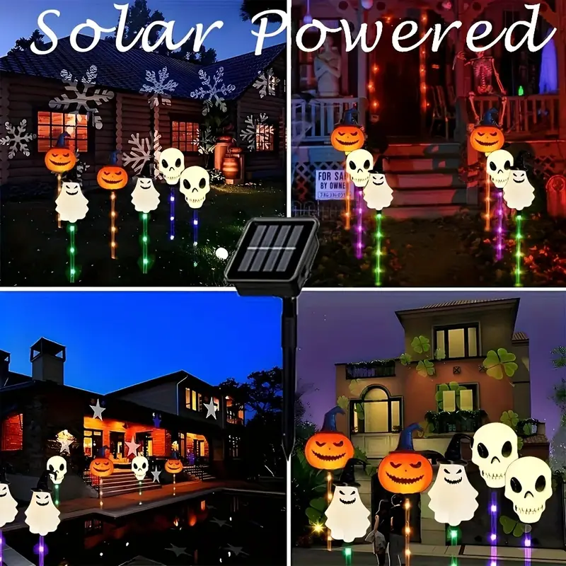 HauntLites™ - Set of 6 Solar Light Stakes - Image 5 HauntLites™ - Set of 6 Solar Light Stakes - Image 5