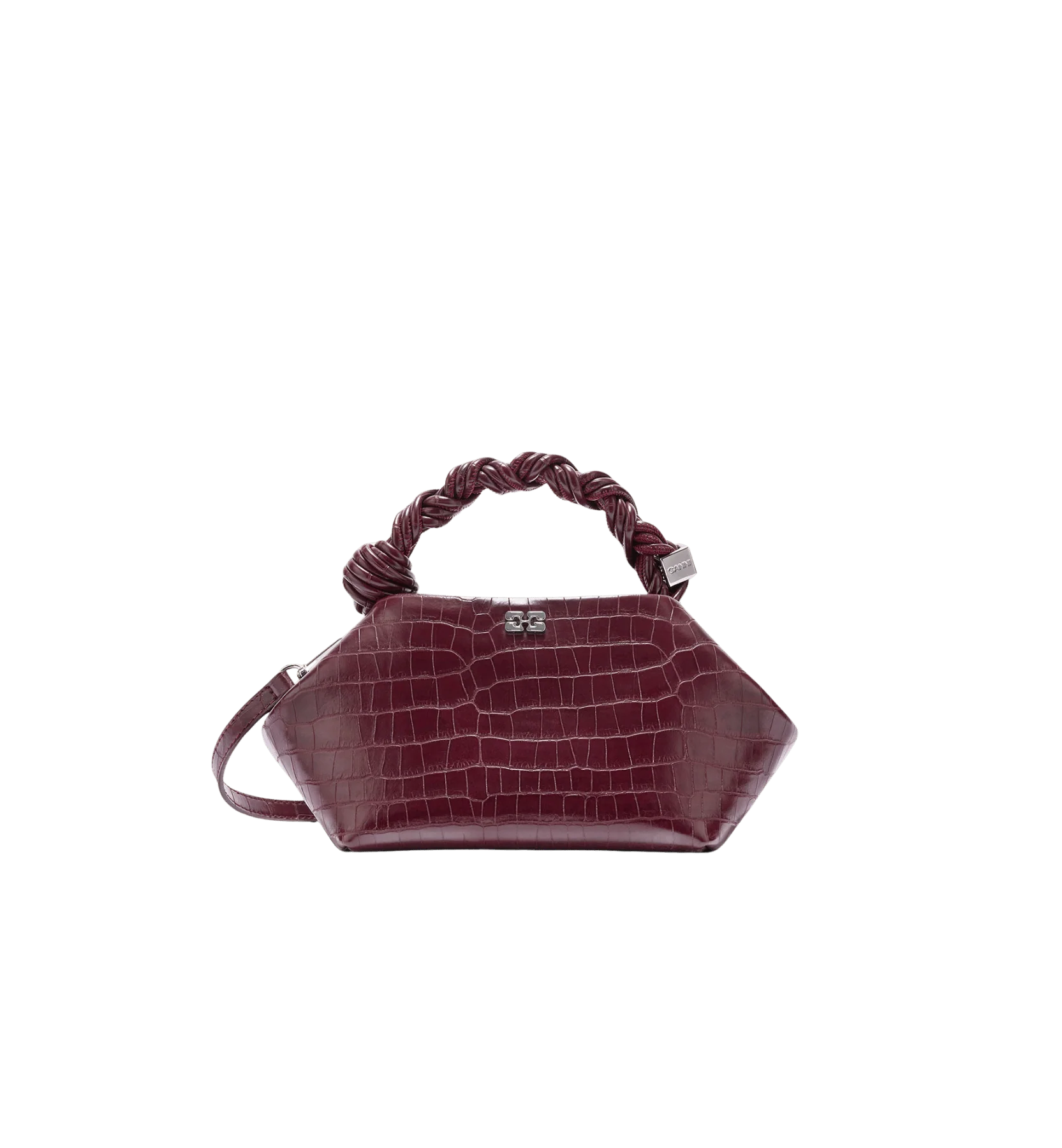 GANNI Bou Small Croco Pelinova Bag