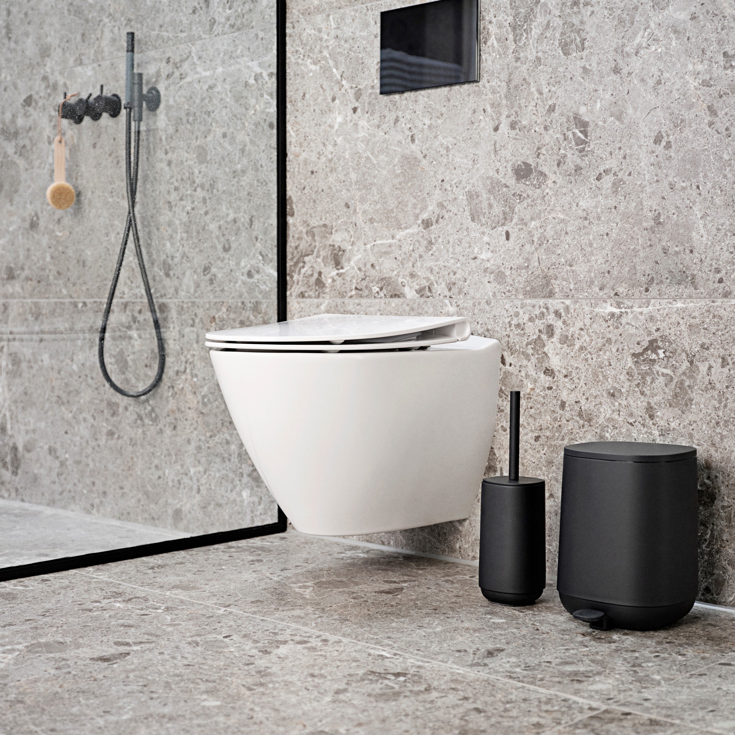 Zone Denmark Time Toiletborstel - Zwart