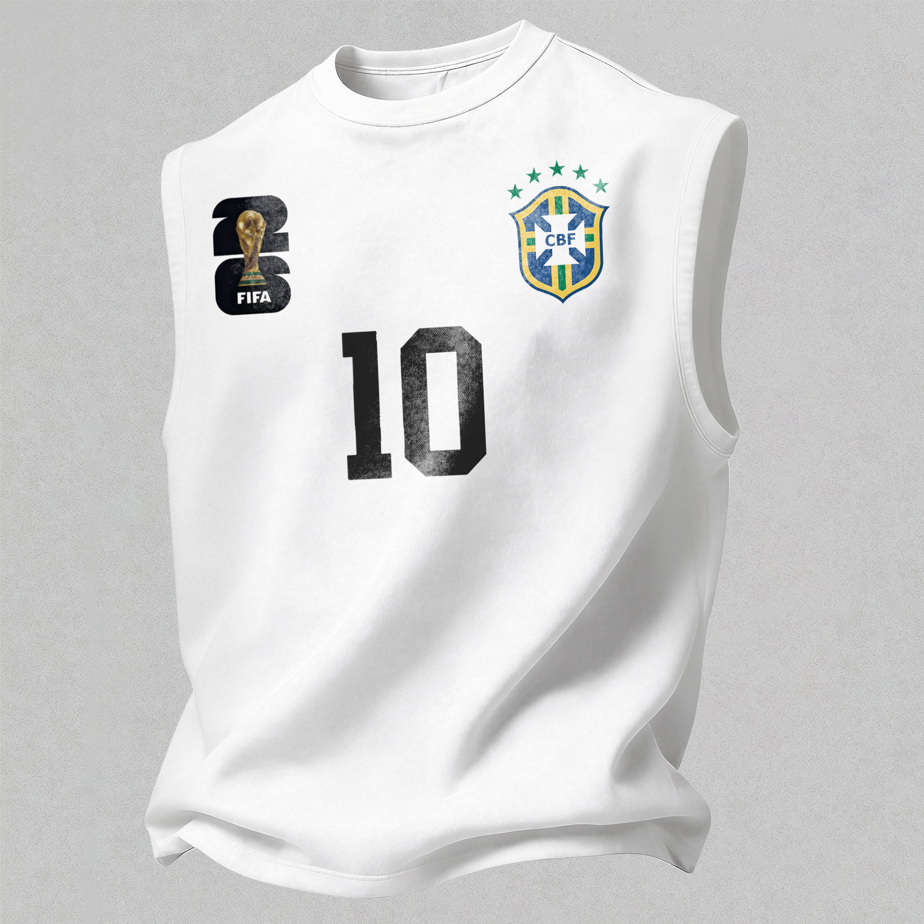 Football Star Collage Print Men's Tank