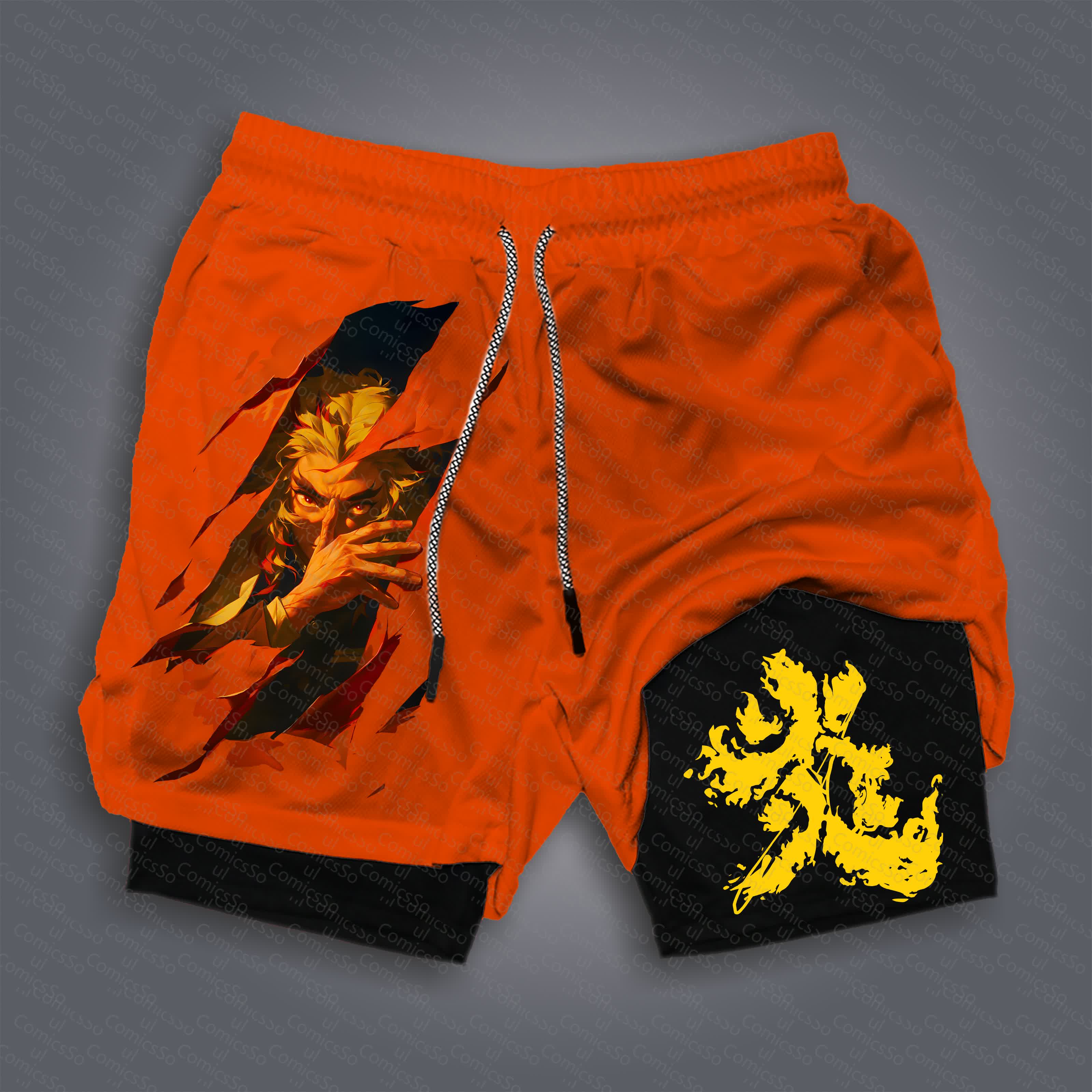 Unisex  “Comicssoul” Casual Anime Streetwear Shorts
