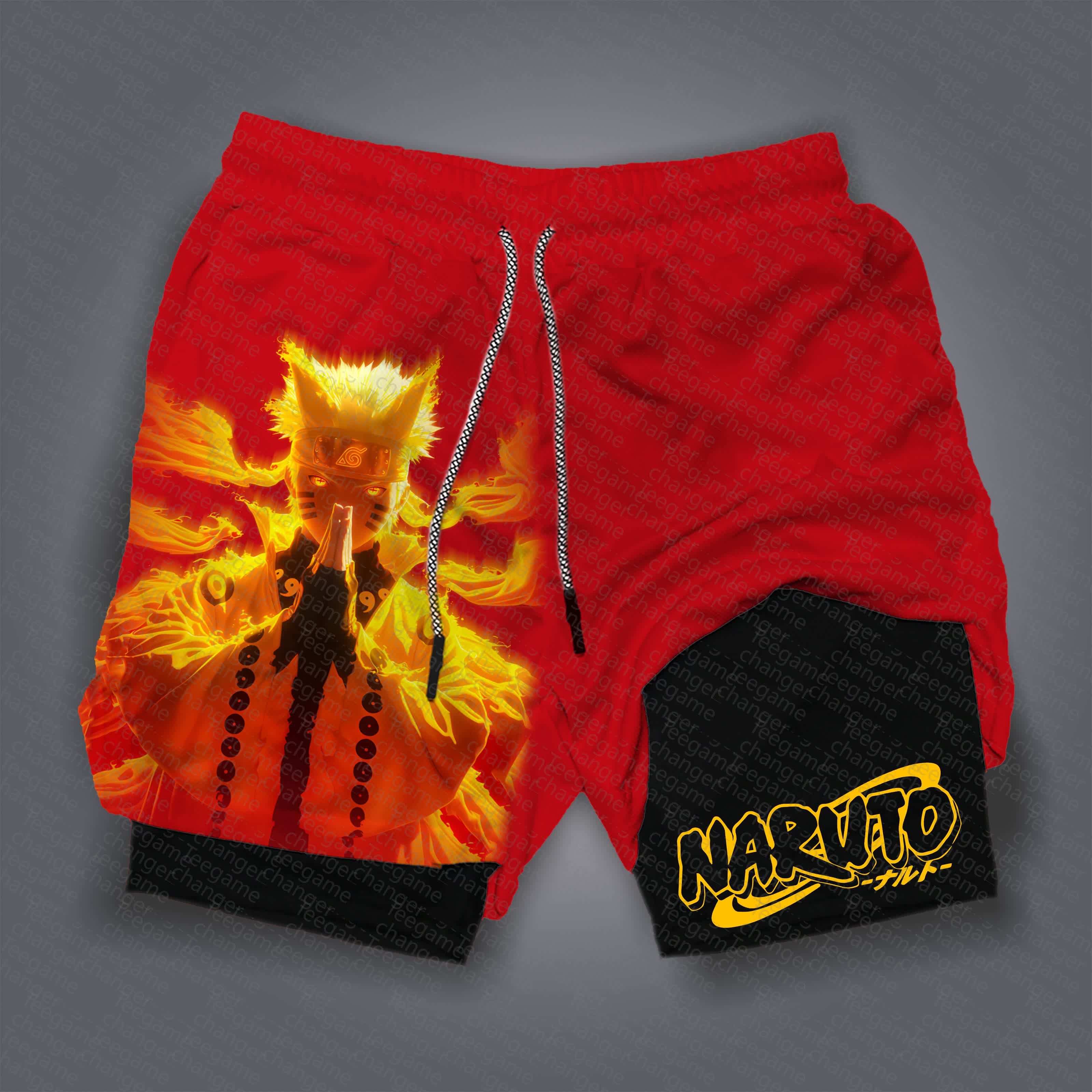 Unisex   Casual Anime Streetwear Shorts