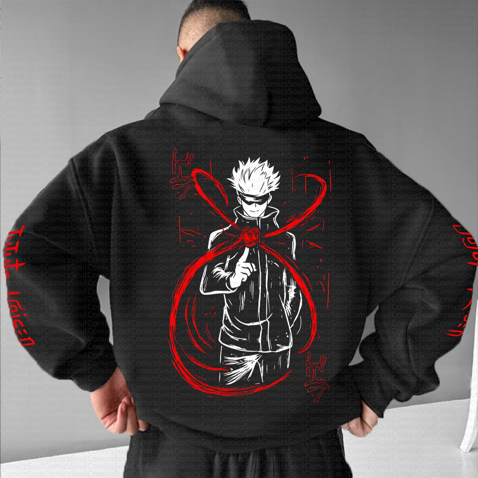 Unisex Anime Graphic Streetwear Vintage Hoodie丨Comicssoul