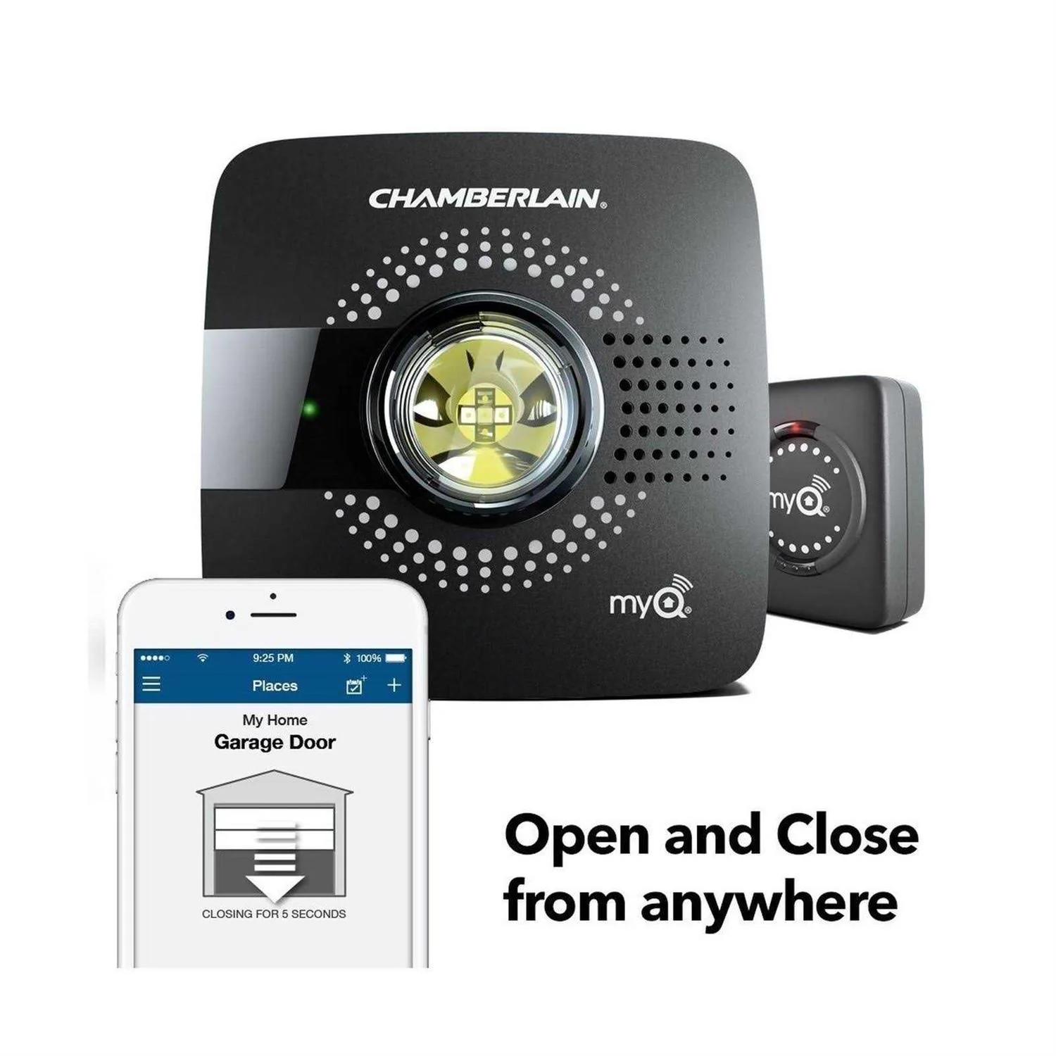 Chamberlain MyQ Smart Garage Hub Wireless Wi-Fi Enabled Smartphone Control - MYQ-G0301 - Image 4 Chamberlain MyQ Smart Garage Hub Wireless Wi-Fi Enabled Smartphone Control - MYQ-G0301 - Image 4