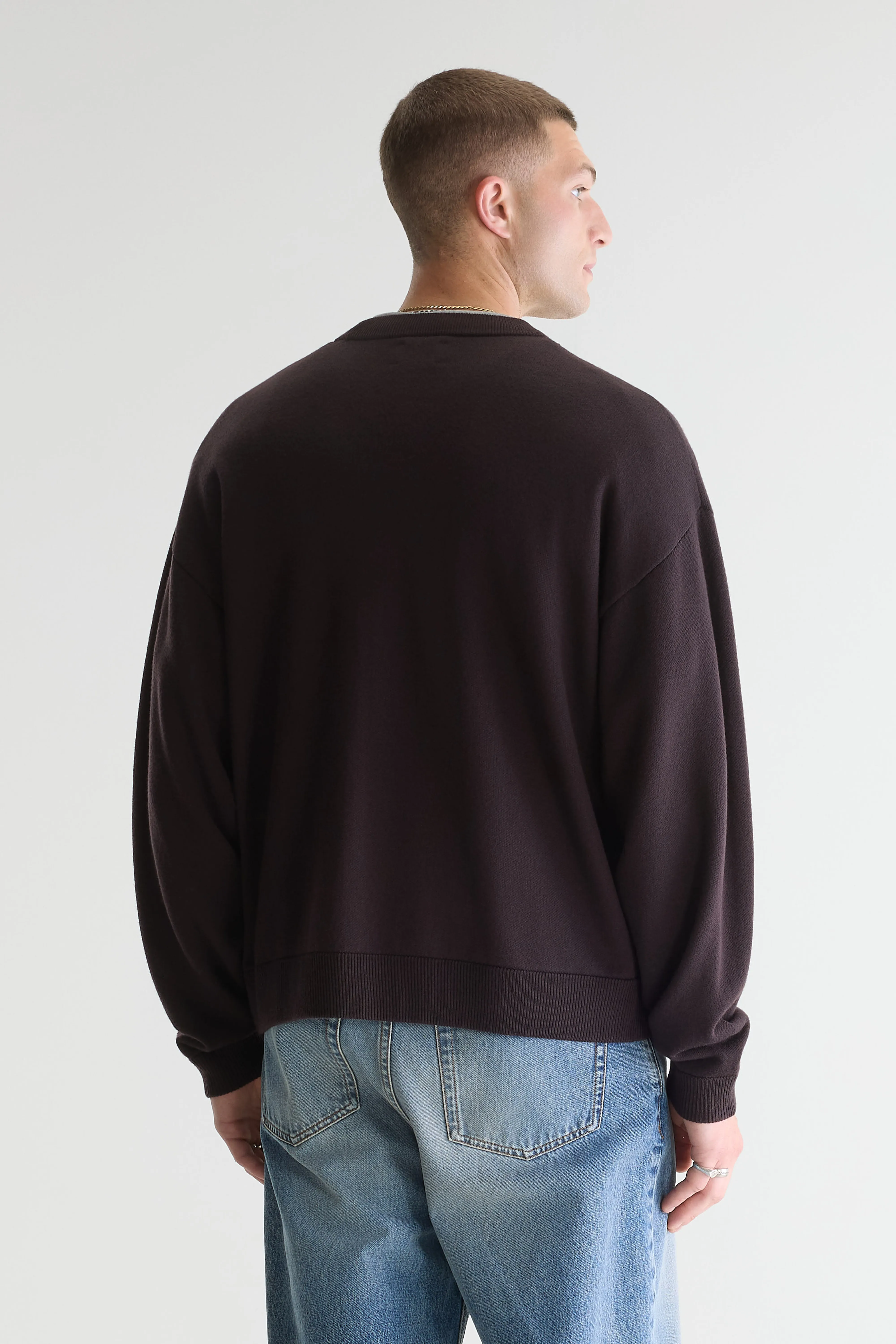 Bellerose Siamo crewneck sweater (261 / M / DARK ROAST)