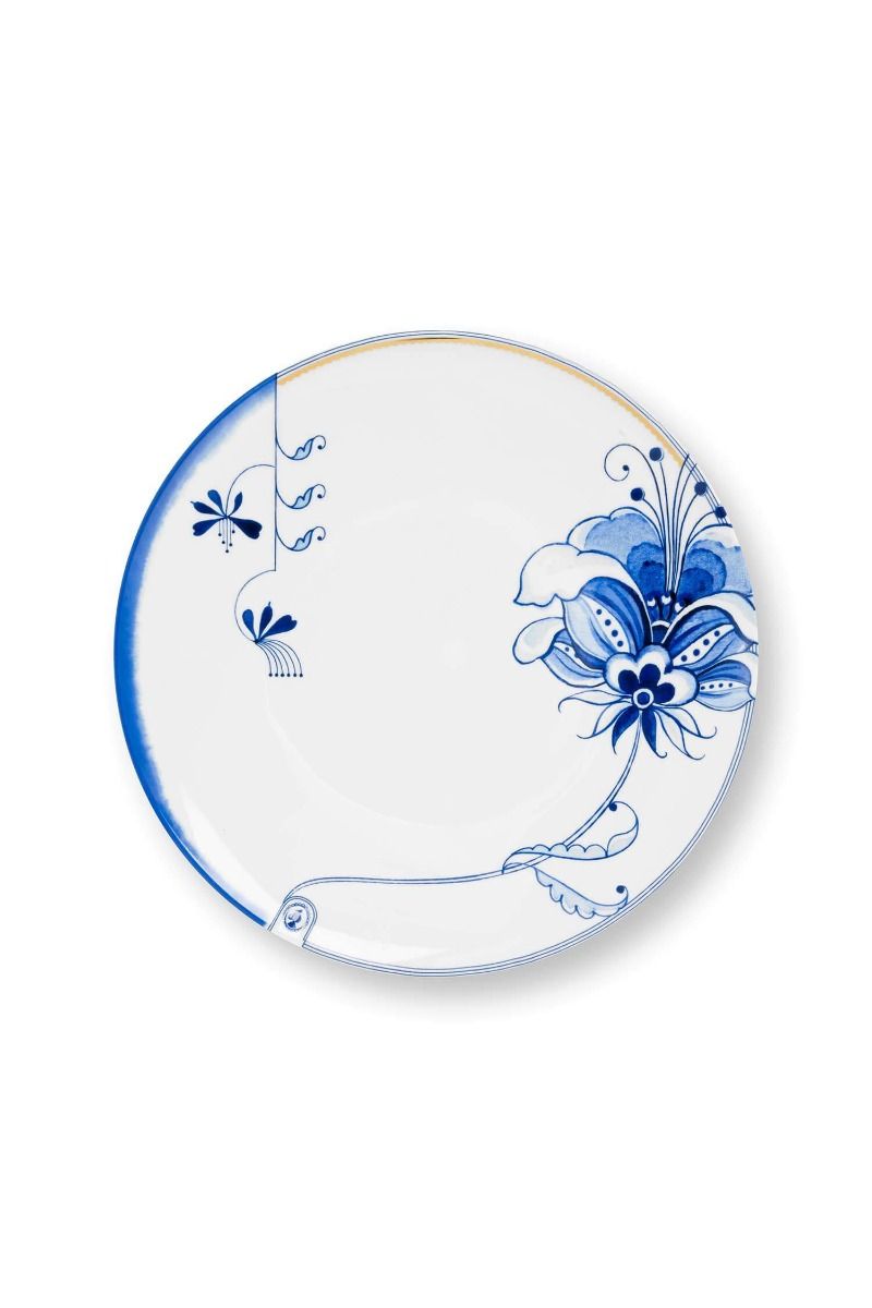 Dinner Plate Pip & The Blue Bird White 30cm