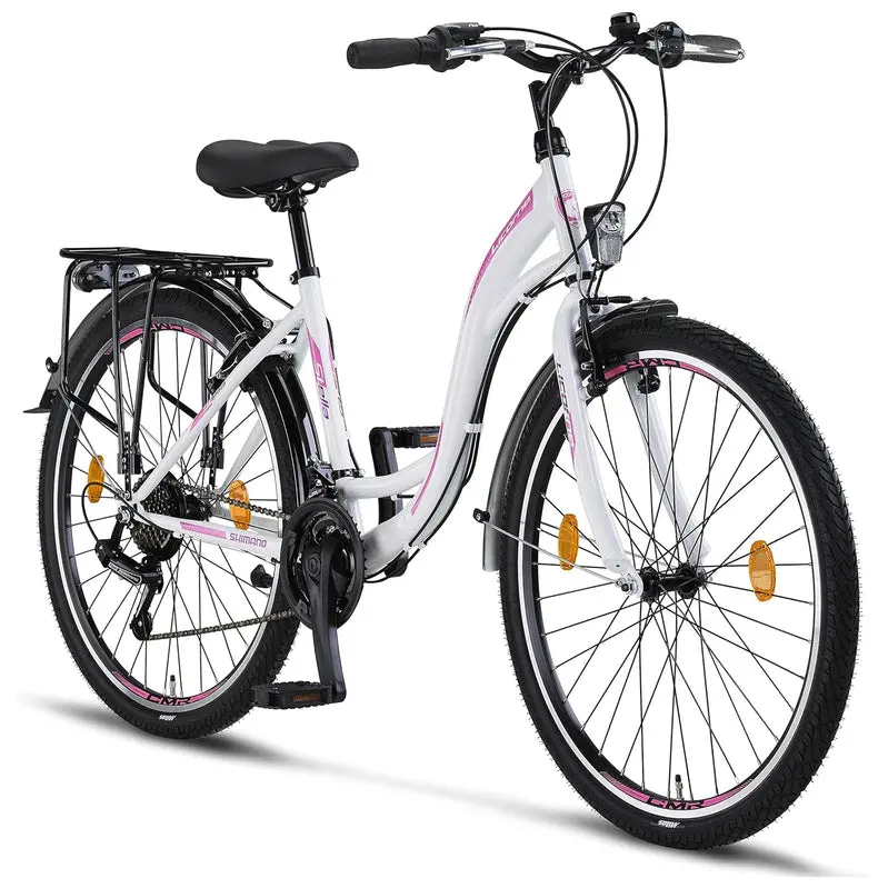 Licorne Urban City Bike, Aluminum Frame, 24.0 Inches/26.0 Inches/28.0 Inches - Stella Premium