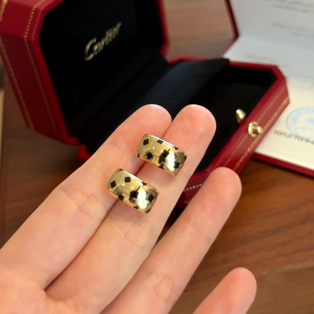 Cartier Leopard Panthère de Stud Earrings - Original Replica Club