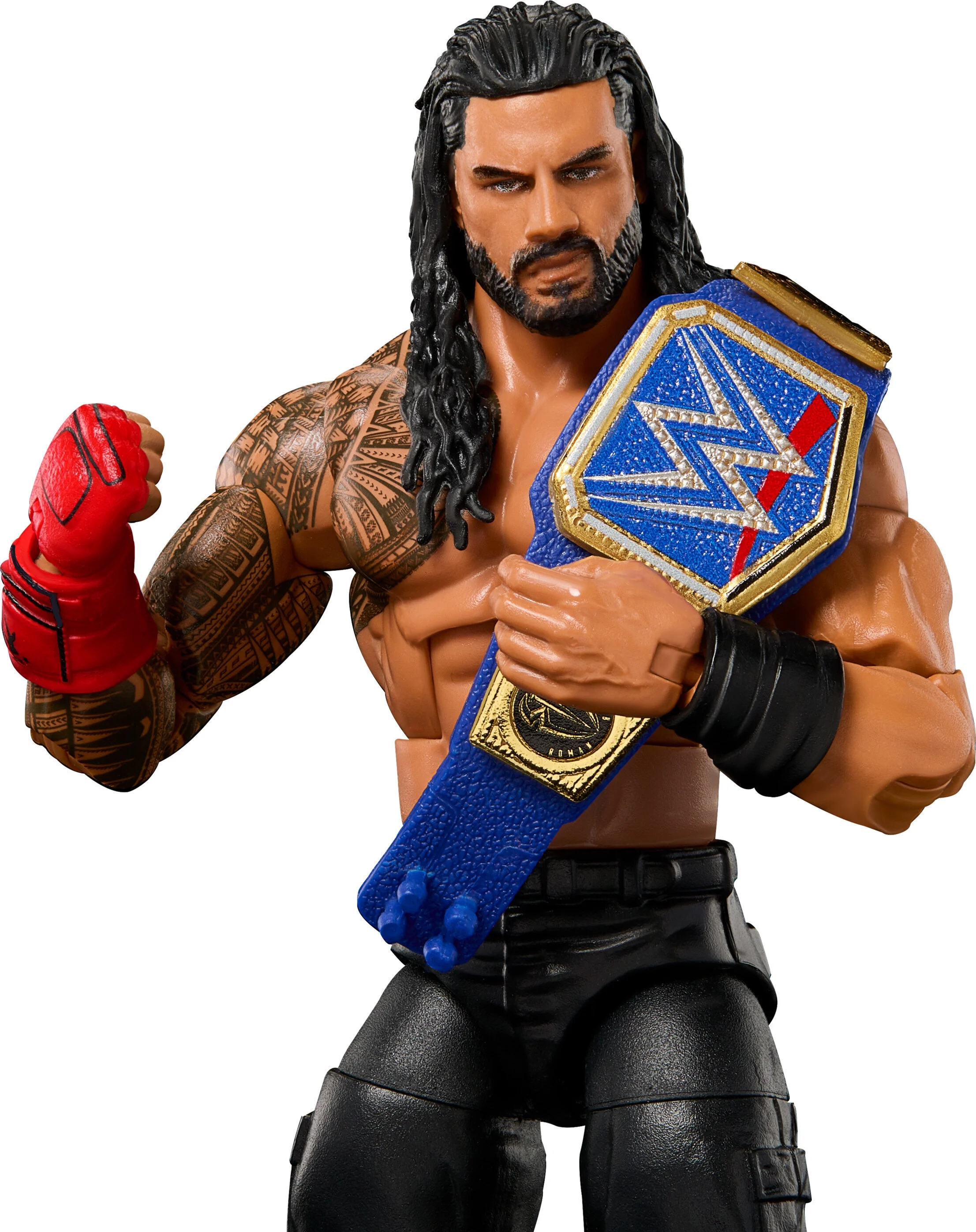 WWE Elite Top Picks Roman Reigns Action Figure & Accessories Set, 6-inch Collectible