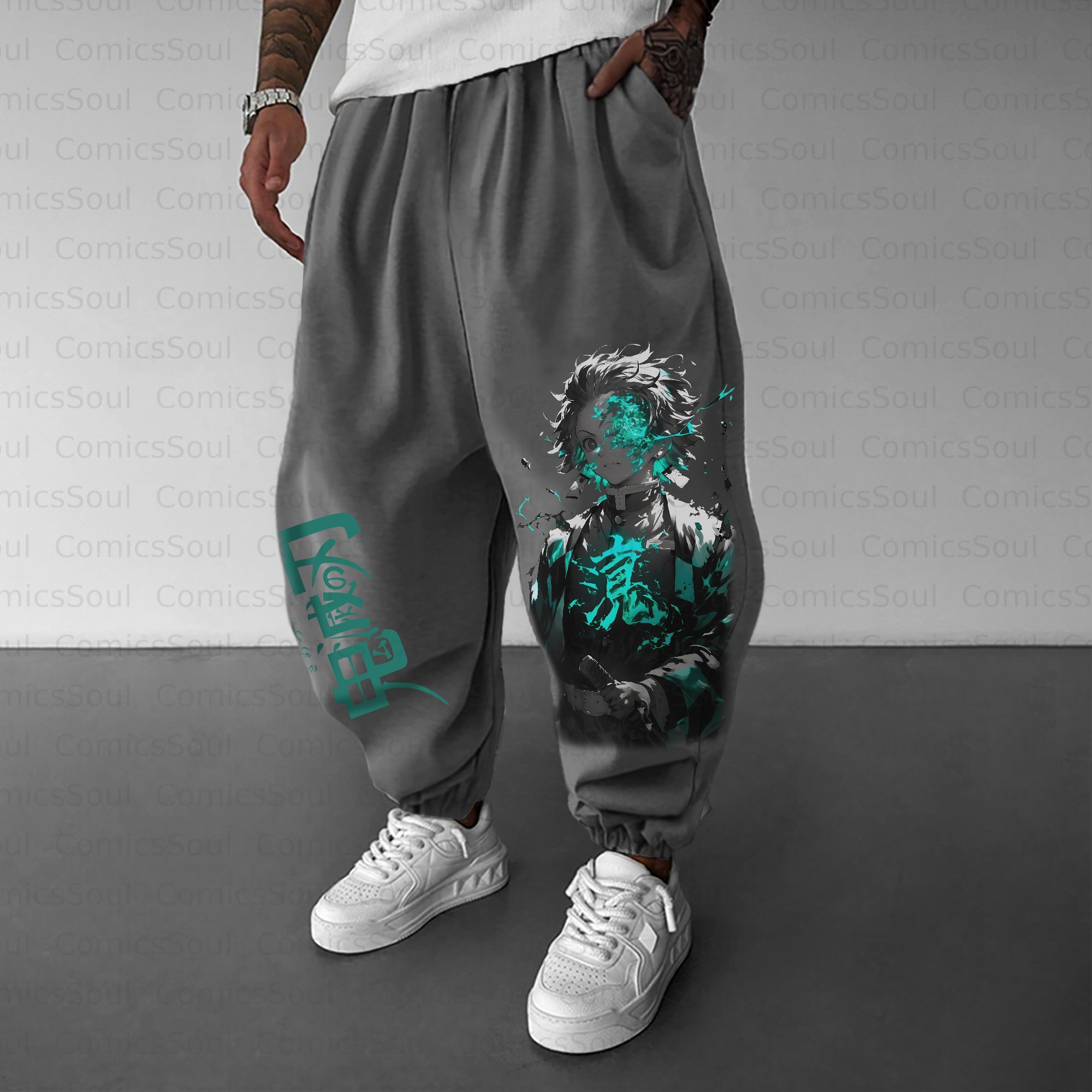 Unisex Anime Inspired Vintage Pants | KNY