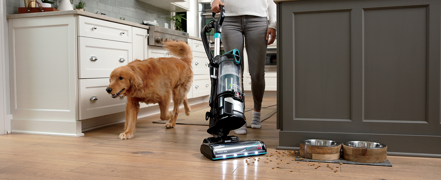 Upright pet vacuum