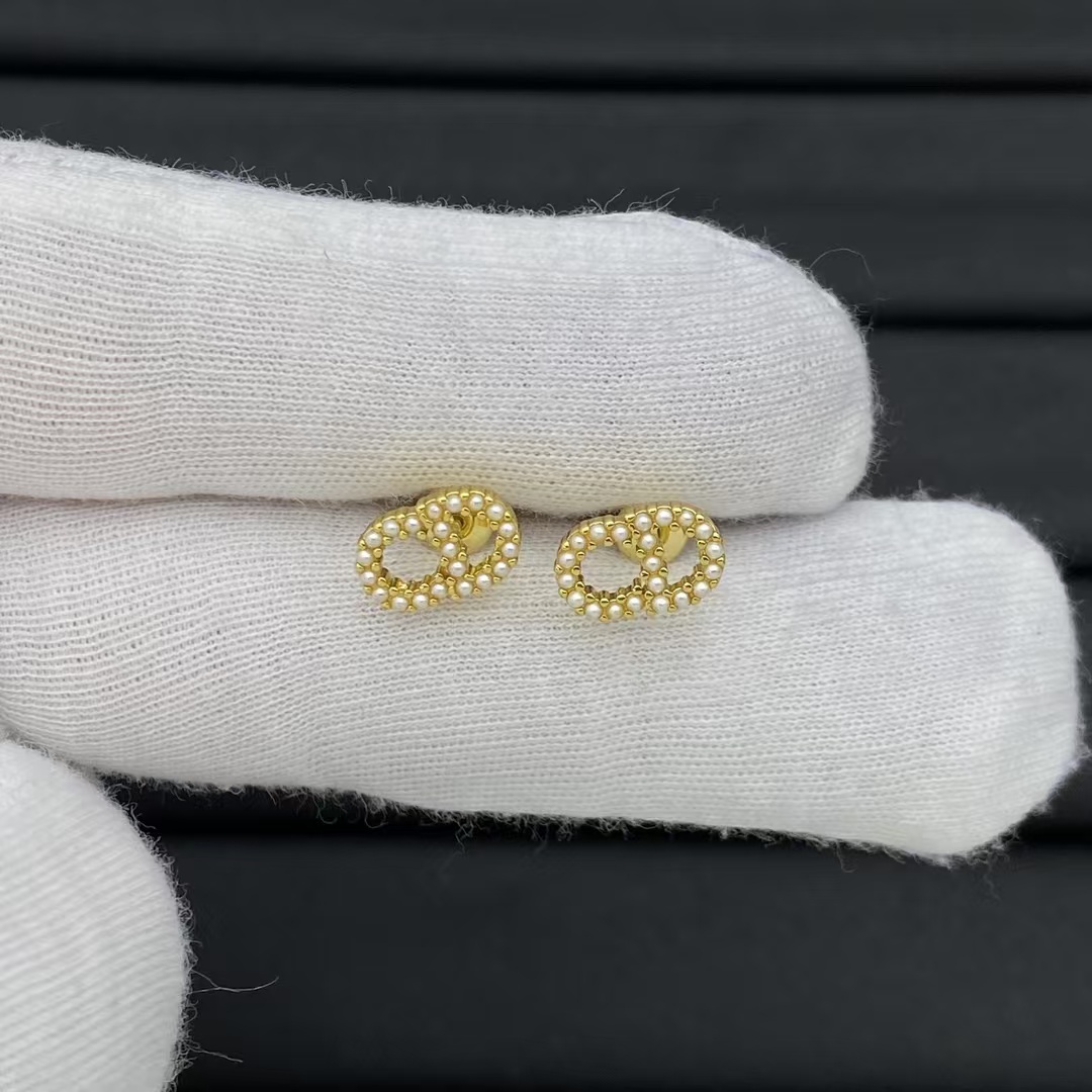 Dior CD Stud Earrings - Original Replica Club