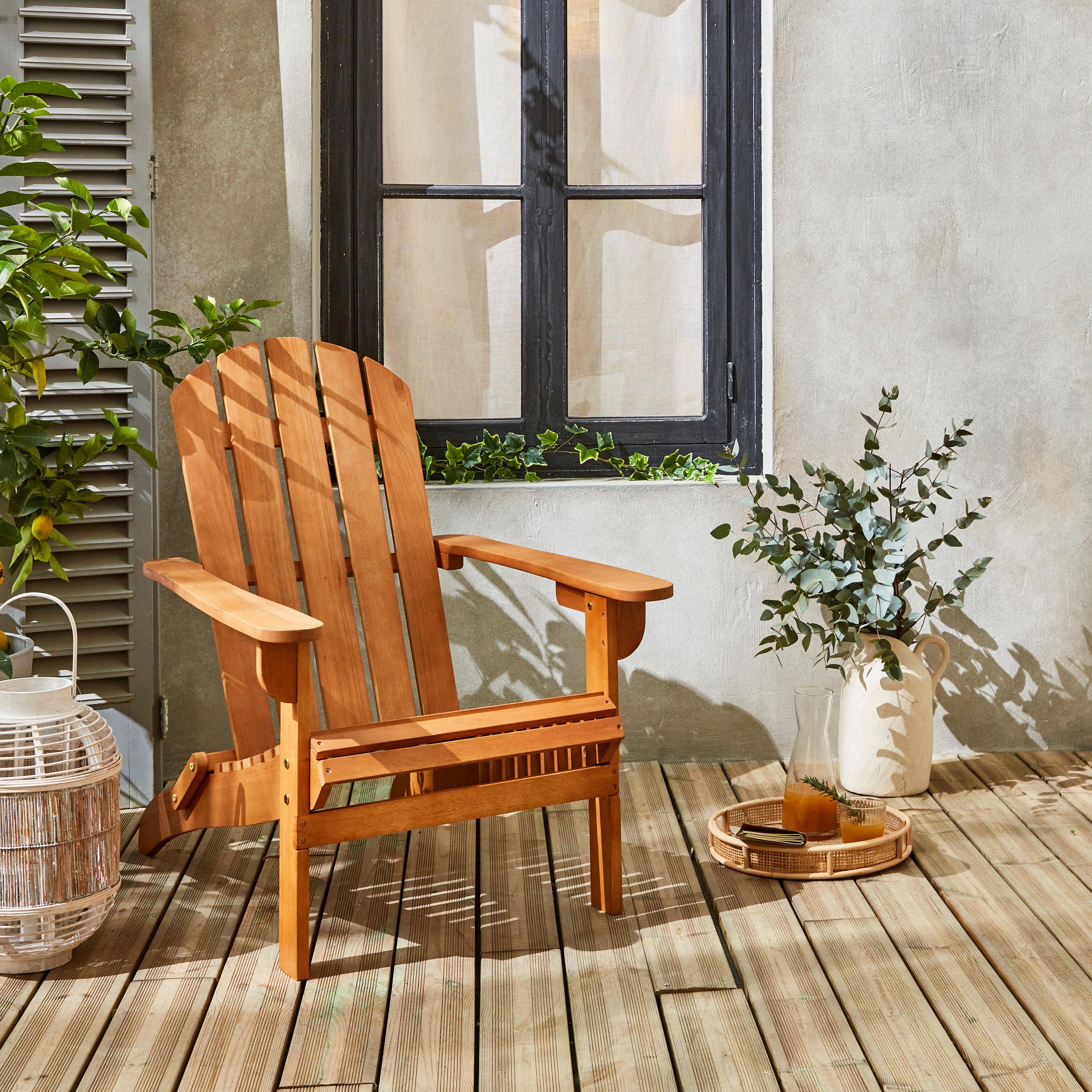 Adirondack Salamanca - Sillón de jardín de madera