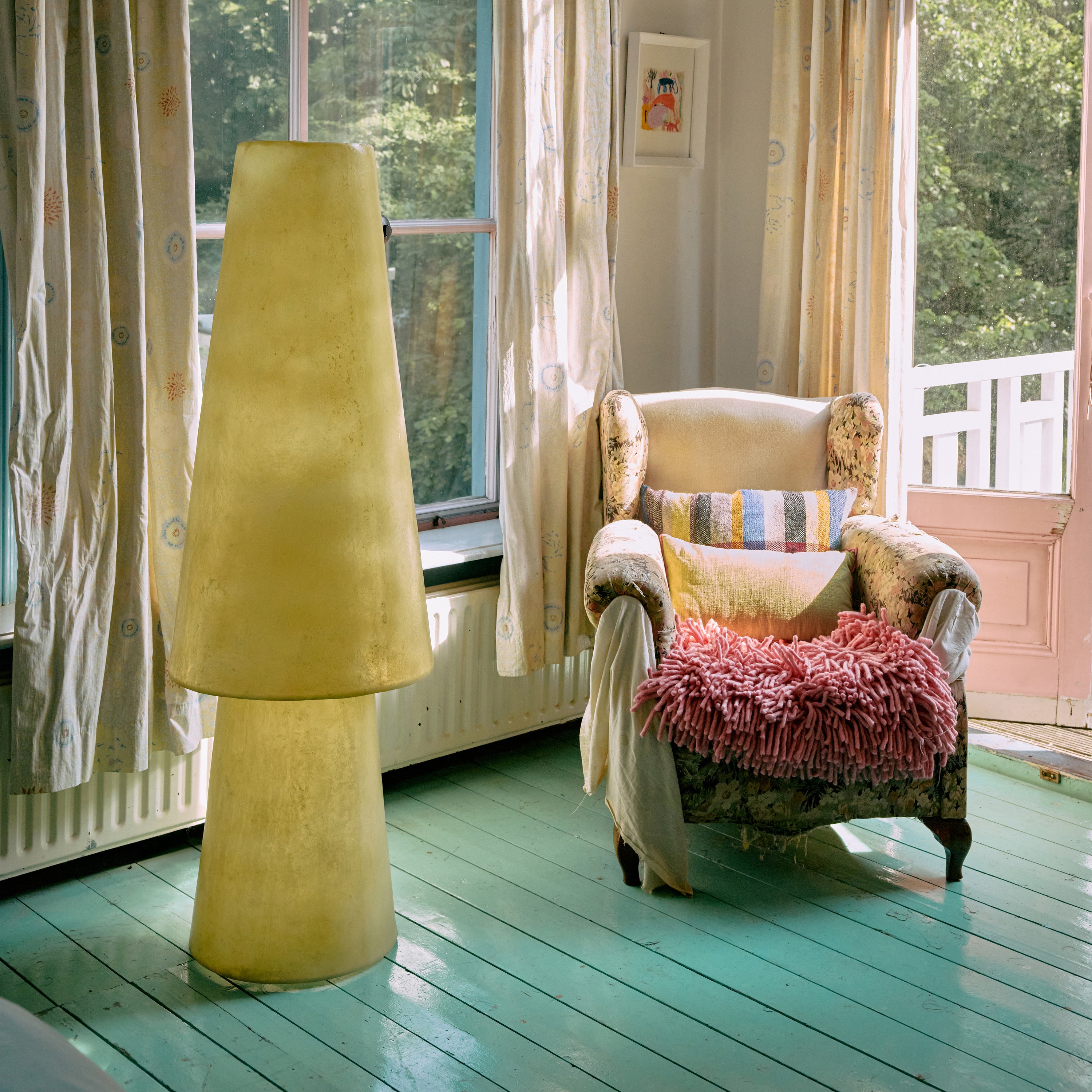 HKliving Abstract framed - Scrawl