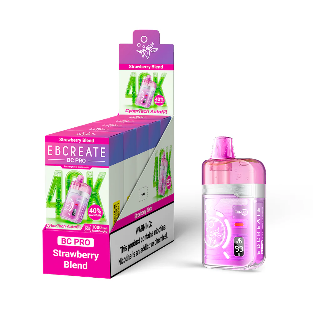 EBCREATE BC PRO cigarette électronique jetable rechargeable (toutes les saveurs)