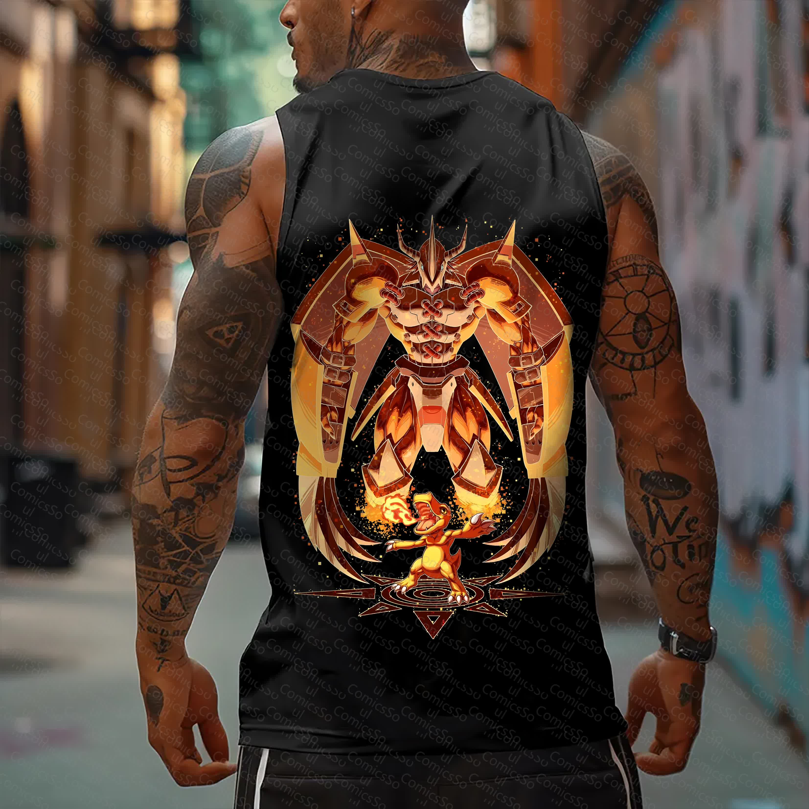 Unisex  “Comicssoul” Casual Anime  Tank Top