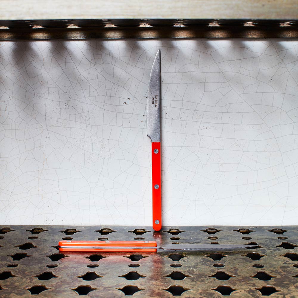 Sabre - Couteau Bistrot - Orange