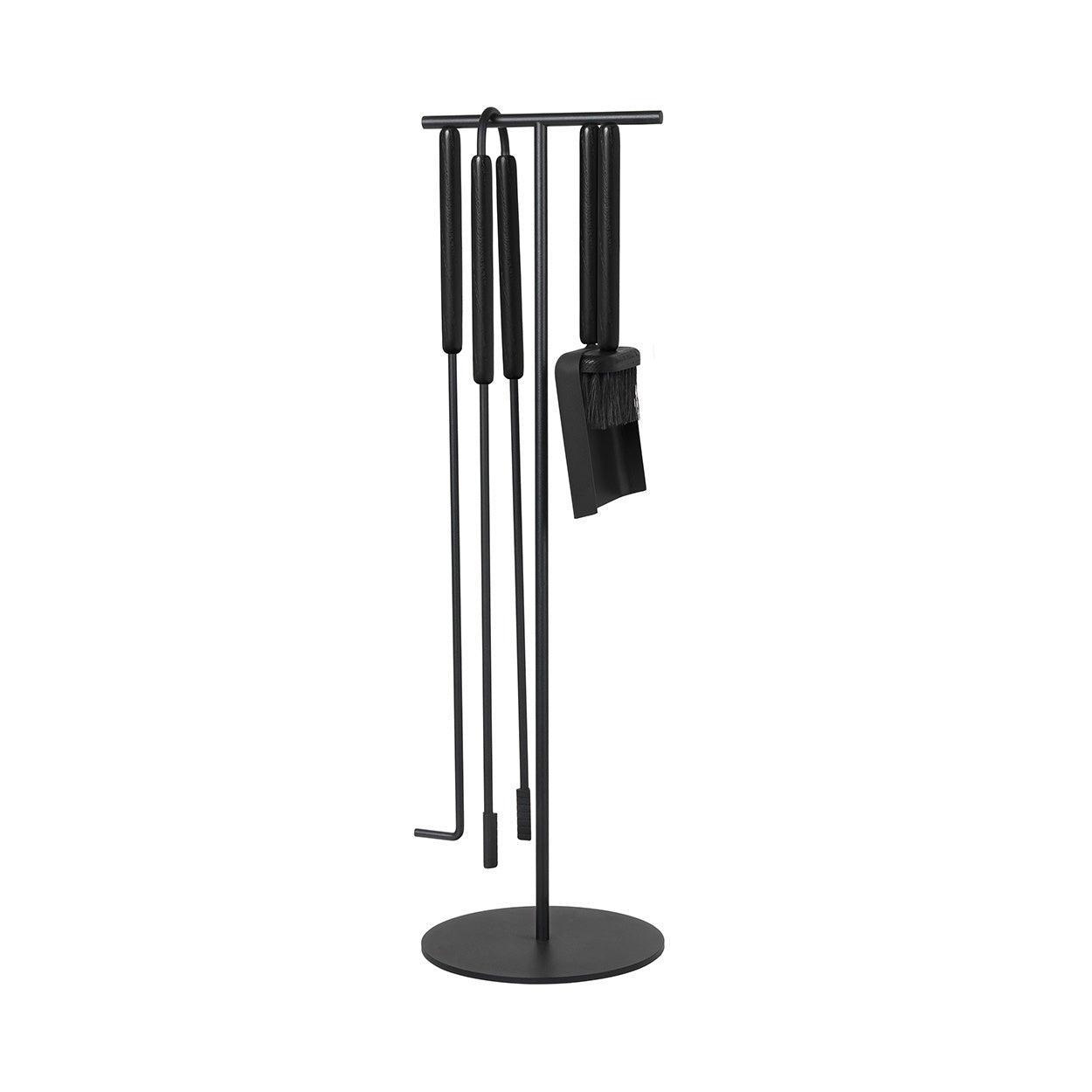 Ashi 5delige Openhaardset Black Oak   Zwart