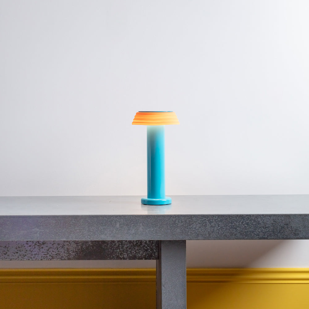 Lampe portable rechargeable - Bleu Orange - Sowden