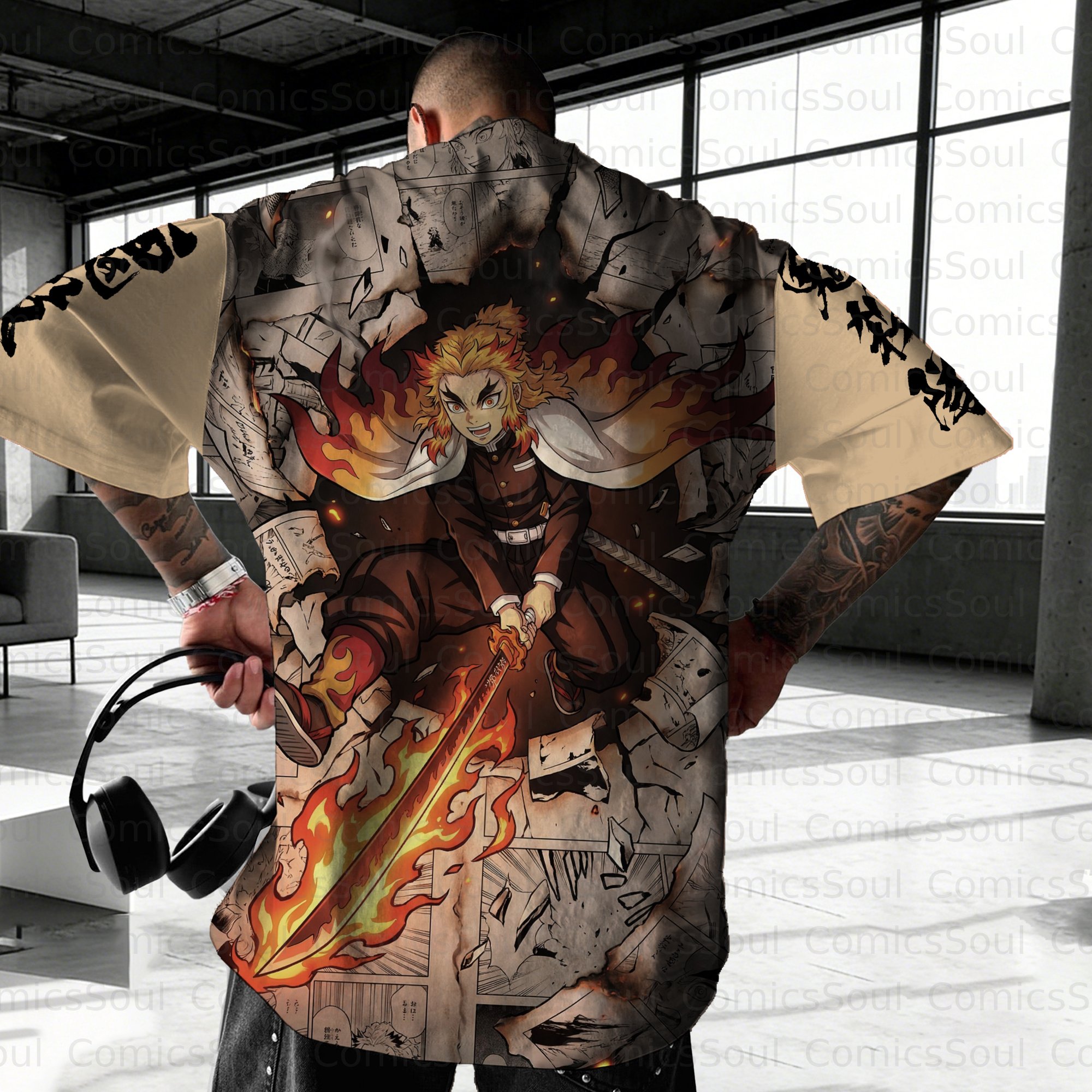 Unisex Anime Inspired Vintage T-Shirt