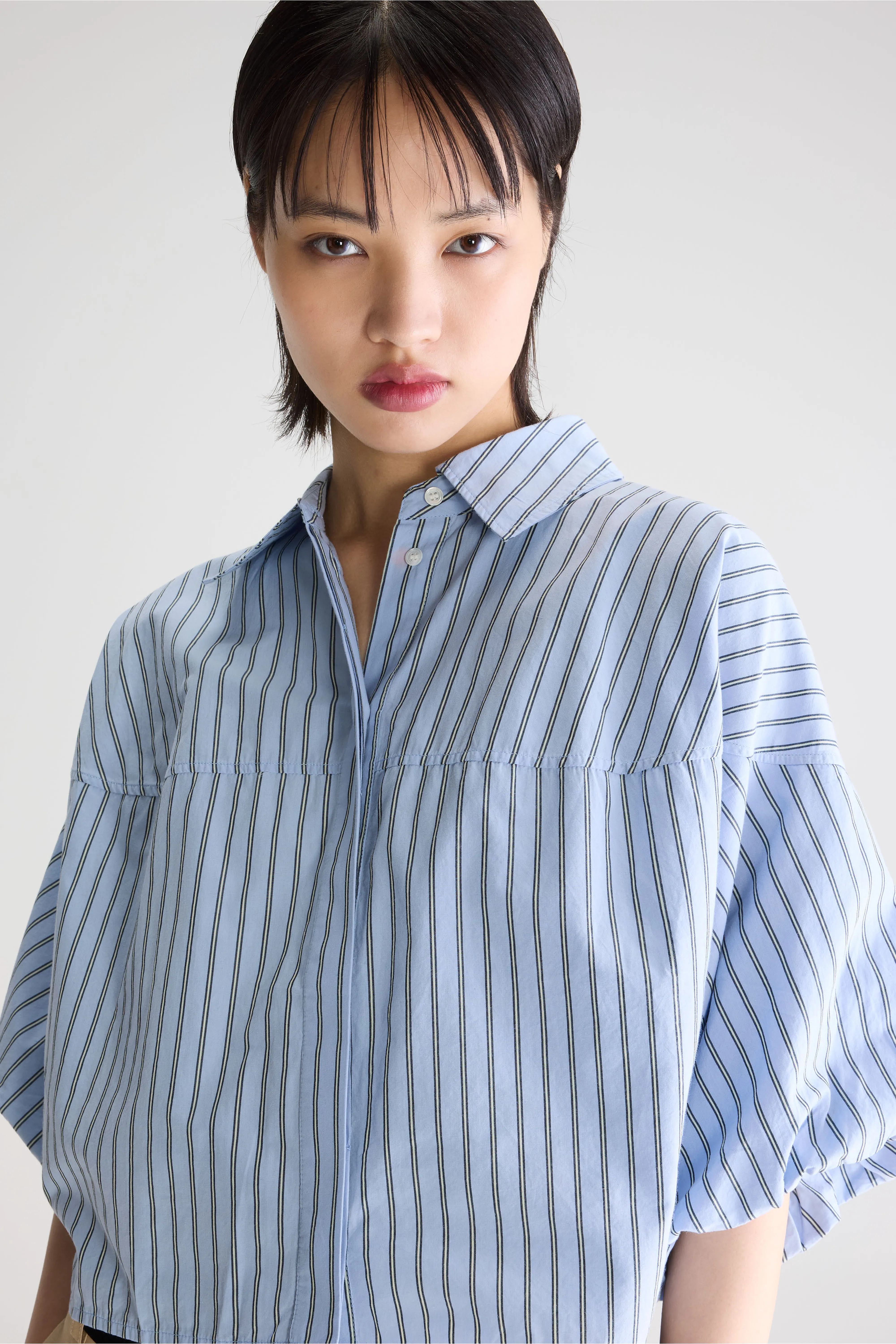 Bellerose Cassy balloon shirt (261 / W / STRIPE B)
