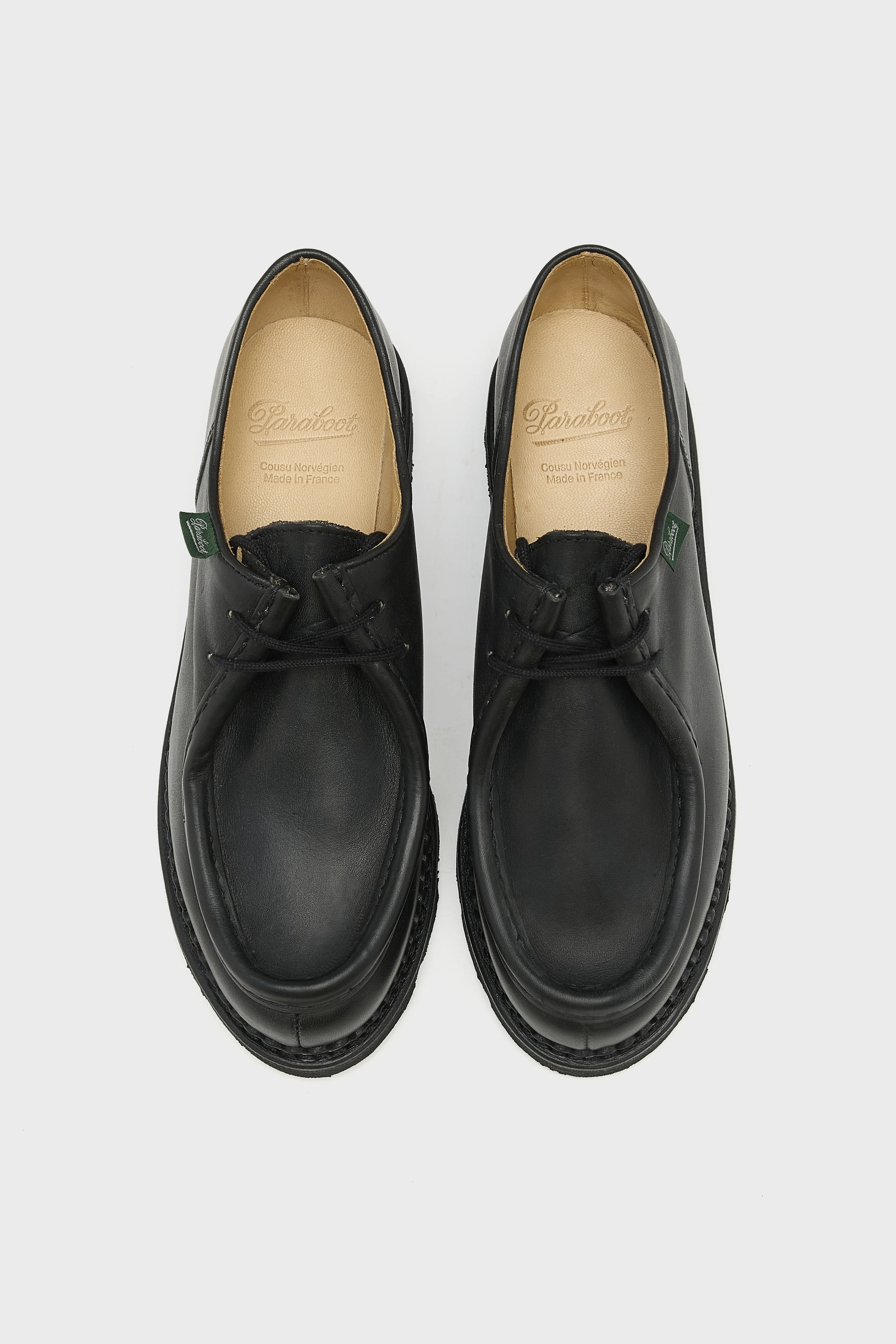 Bellerose Michael Leather Derby Shoes for Women (252 / W / BLACK)