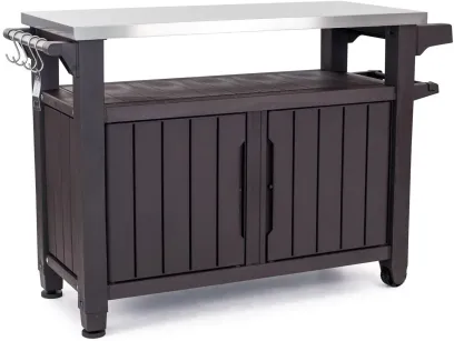 Keter Unity XL Portable Outdoor Table and Storage