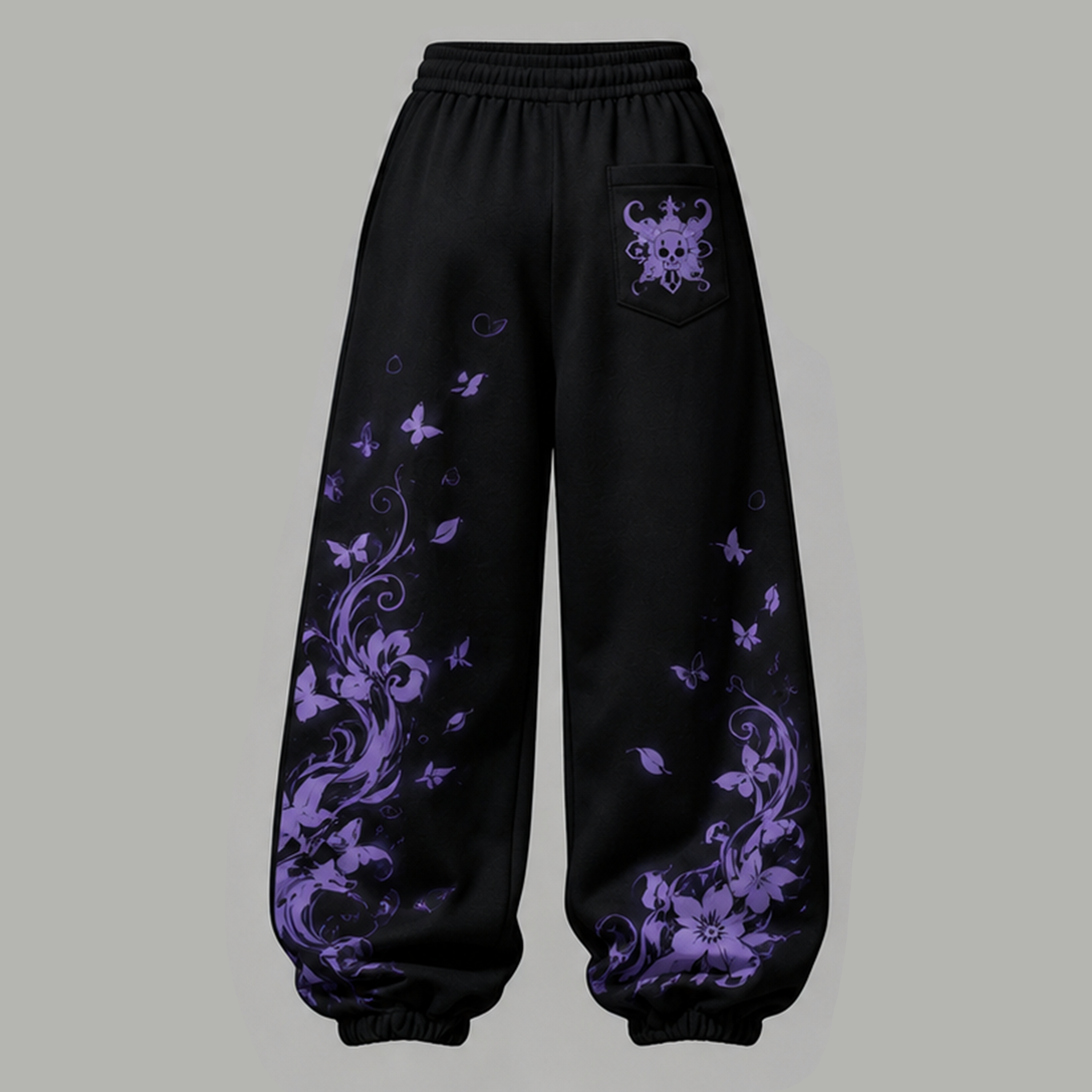 One Piece Cropped Long Sleeve Hoodie & High Waist Jogger Pants Two Piece TeeThreads Sustain the Scene with Custom Apparel