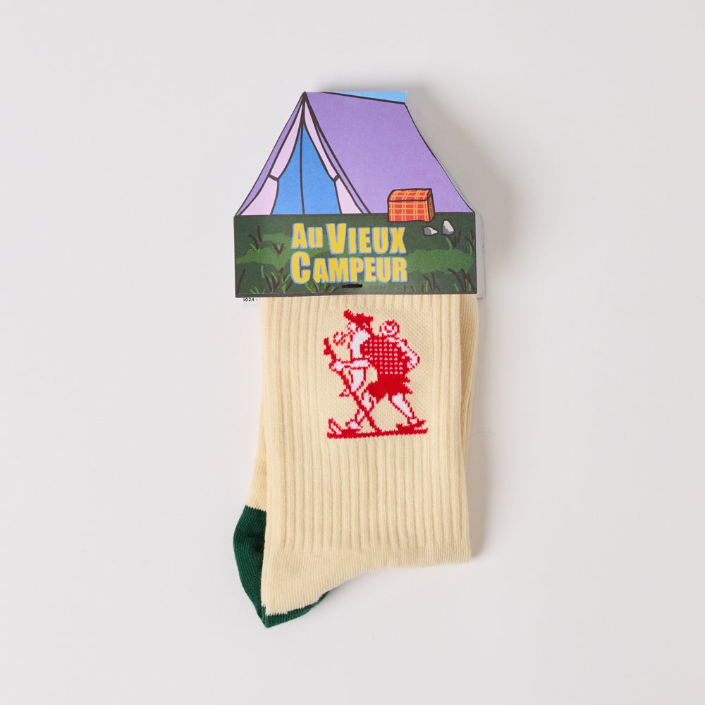 Au Vieux Campeur - Chaussettes Marcheur - Ecru