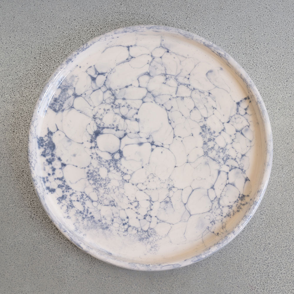 Assiette bulles - Bleu - Datcha