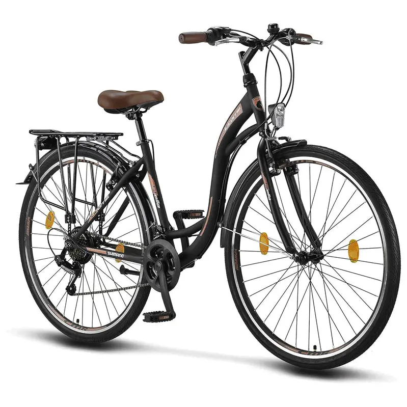 Licorne Urban City Bike, Aluminum Frame, 24.0 Inches/26.0 Inches/28.0 Inches - Stella Premium - Image 3 Licorne Urban City Bike, Aluminum Frame, 24.0 Inches/26.0 Inches/28.0 Inches - Stella Premium - Image 3