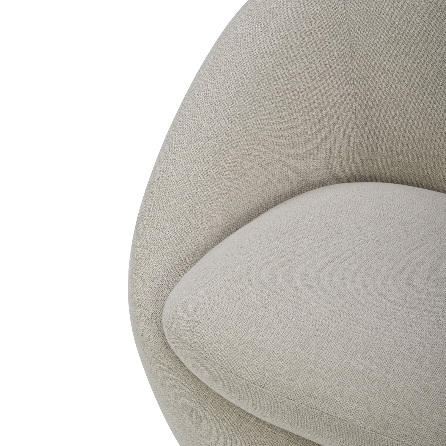 Better Homes & Gardens Mira Swivel Accent Chair, Cream Shearling - Image 35