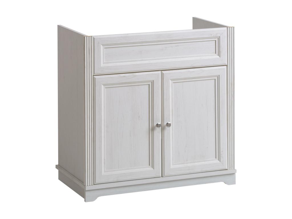 Armario Bajo Lavabos Cozetiq CUW80 2D 80x46x79 Blanco