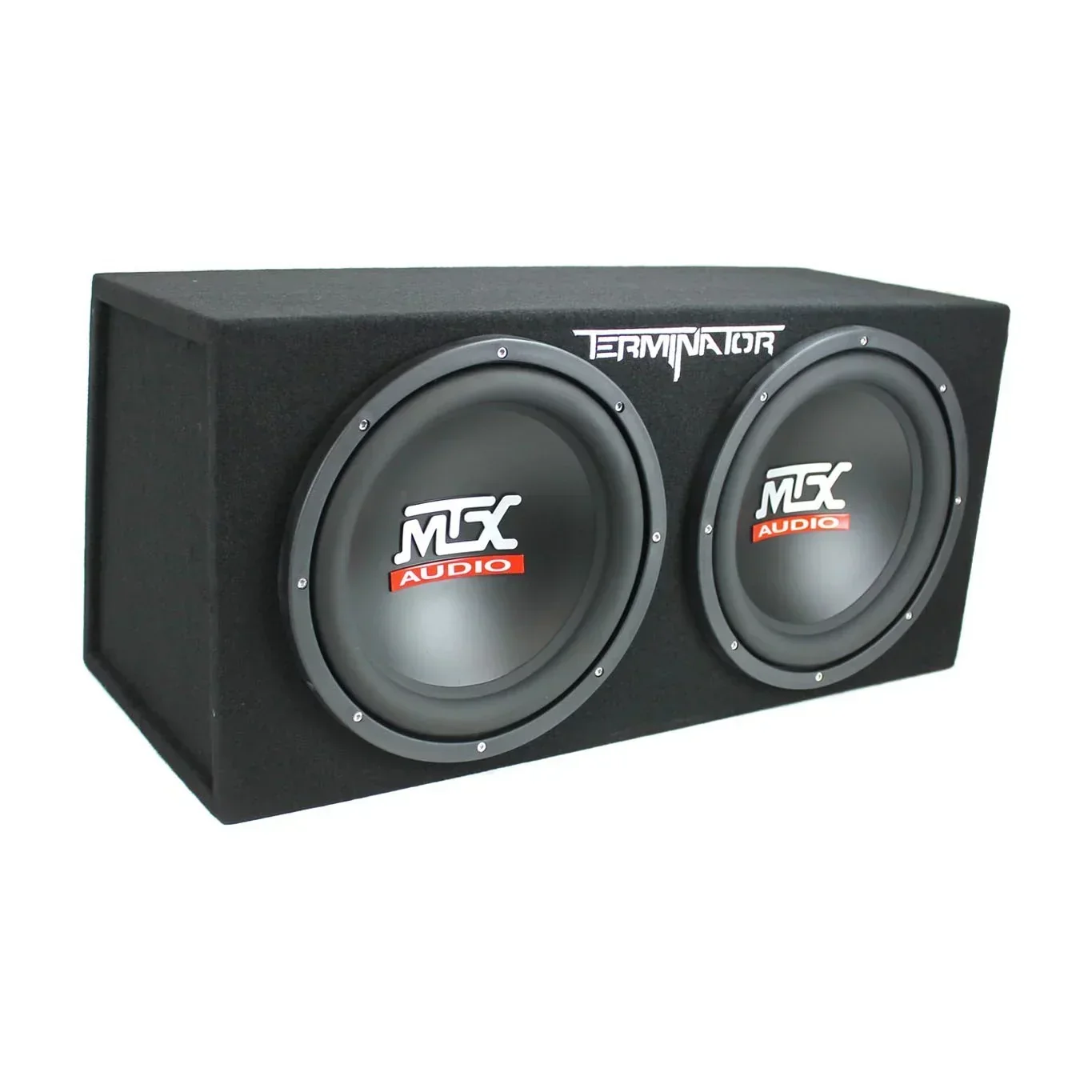 MTX Dual Loaded Subwoofer Enclosure, 12-Inch, 1200-Watt, 4 Pack - TNE212D - Image 2 MTX Dual Loaded Subwoofer Enclosure, 12-Inch, 1200-Watt, 4 Pack - TNE212D - Image 2