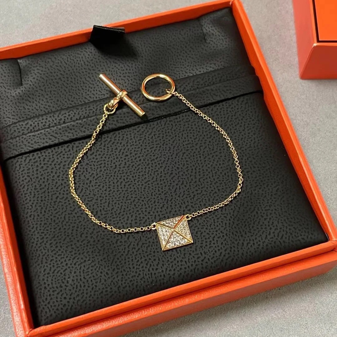 Hermes Square Rivet Bracelet - Original Replica Club