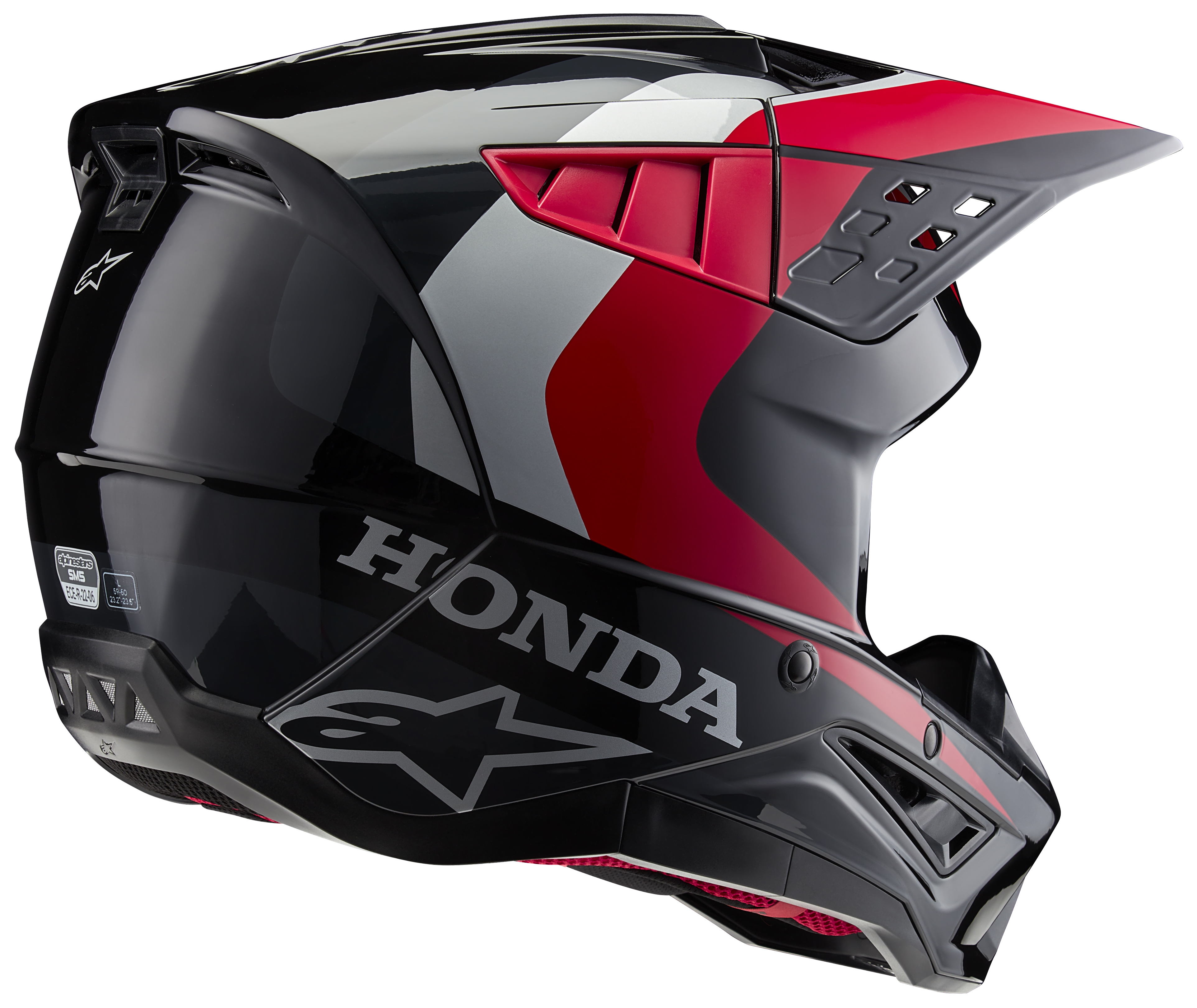 SportsBikeShop Alpinestars Supertech M5 Honda Helmet