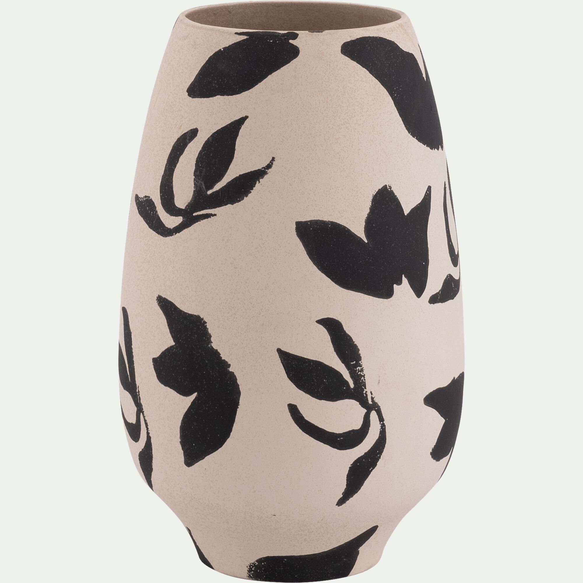 BOS - Vase classique en faïence H37cm - blanc