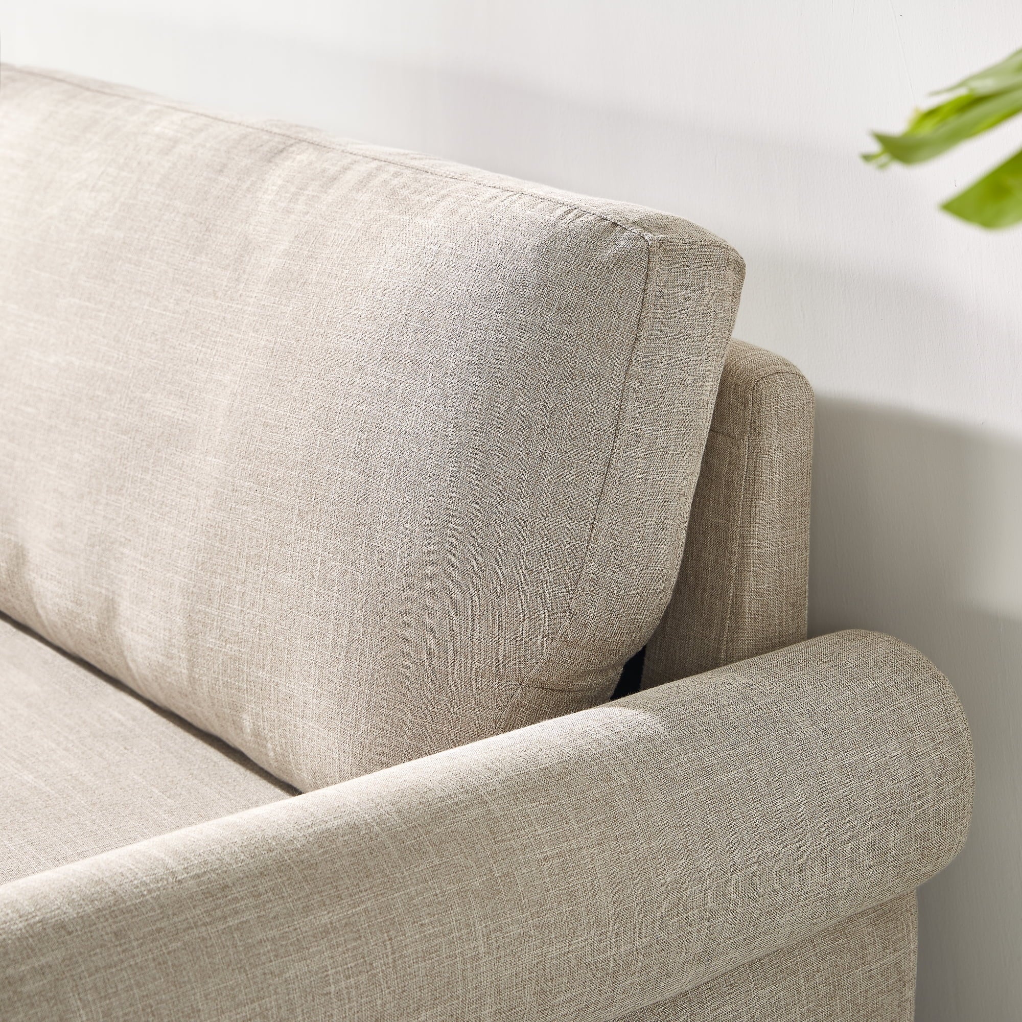 Zinus Josh 2-Seater Loveseat, Beige - Image 6